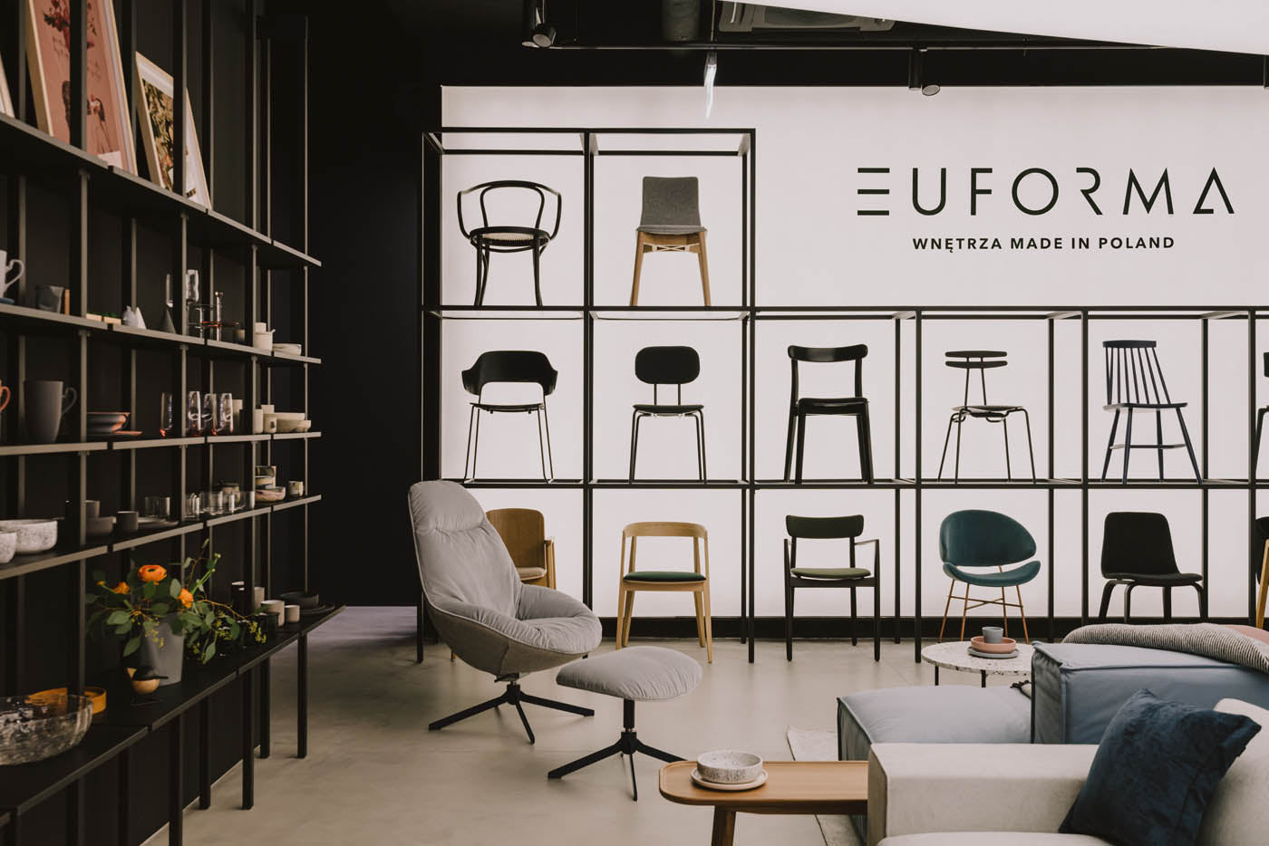 LOFT Decora - realizacja wnętrza sklepu dla EUFORMA Wrocław