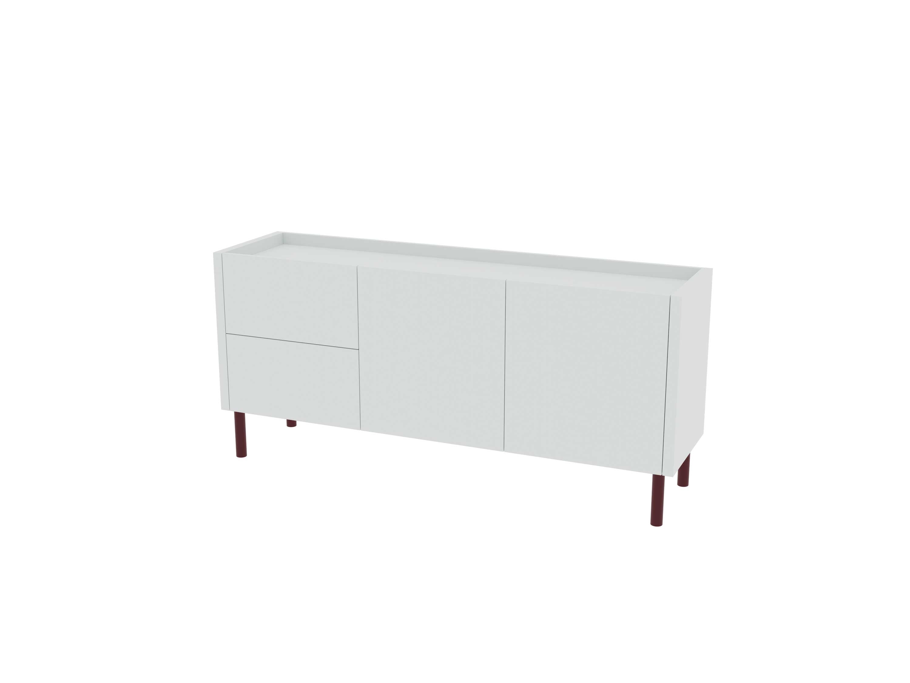 Loft Decora: low chest of drawers with kung drawers