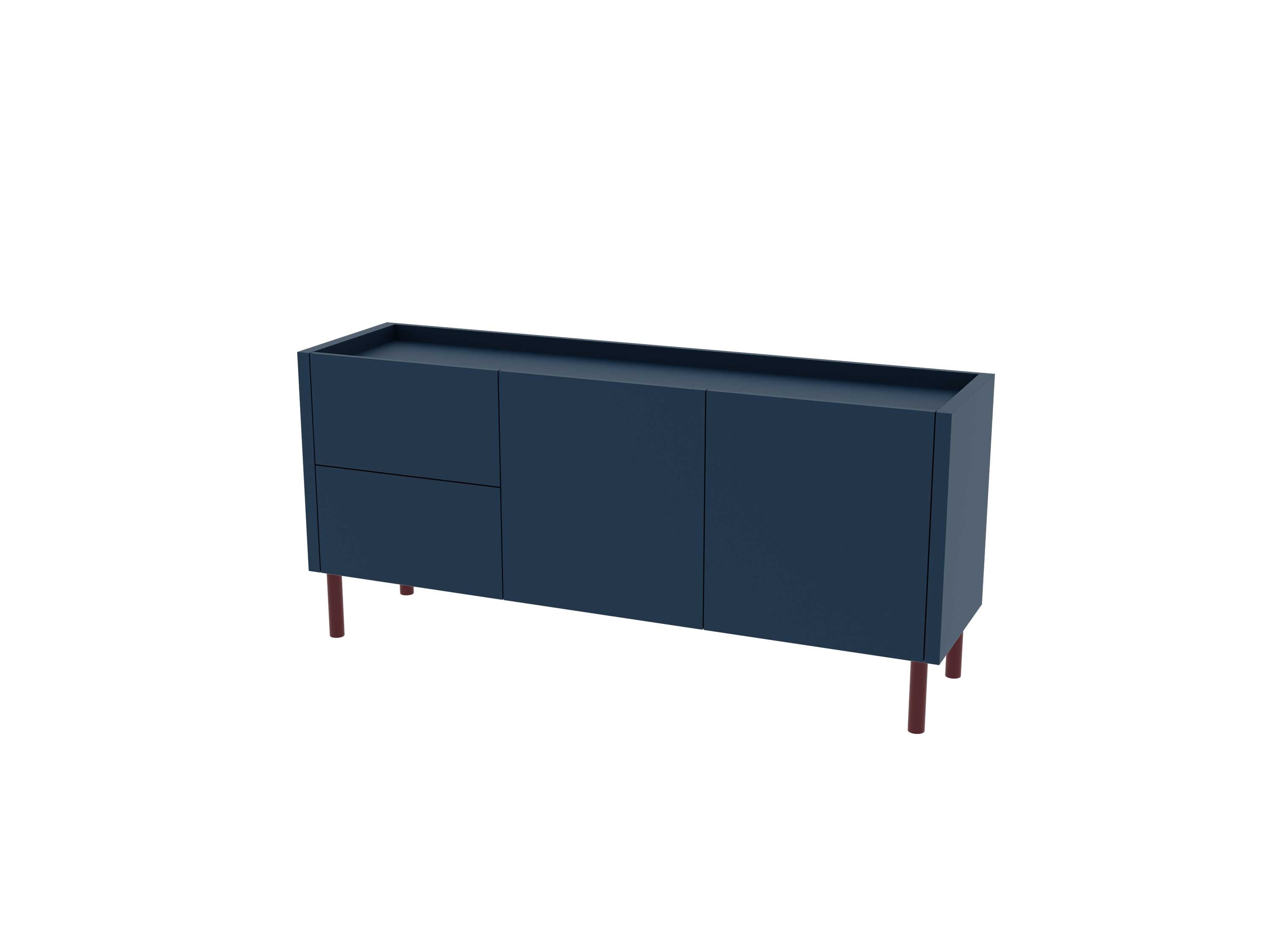 Loft Decora: low chest of drawers with kung drawers