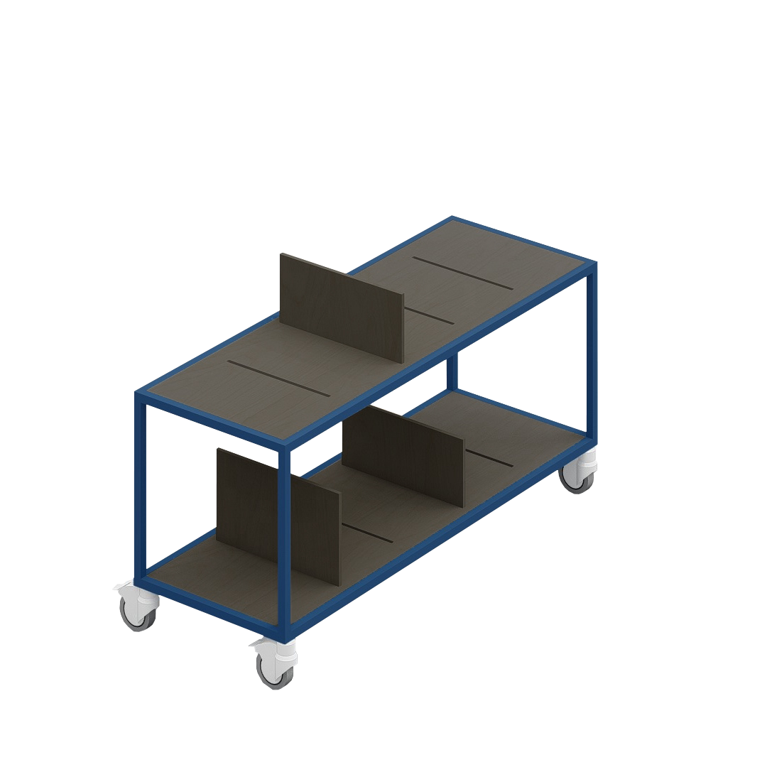 LOFT Decora: MOMI mobile shelf designed by Kolarz&Leśnodorska
