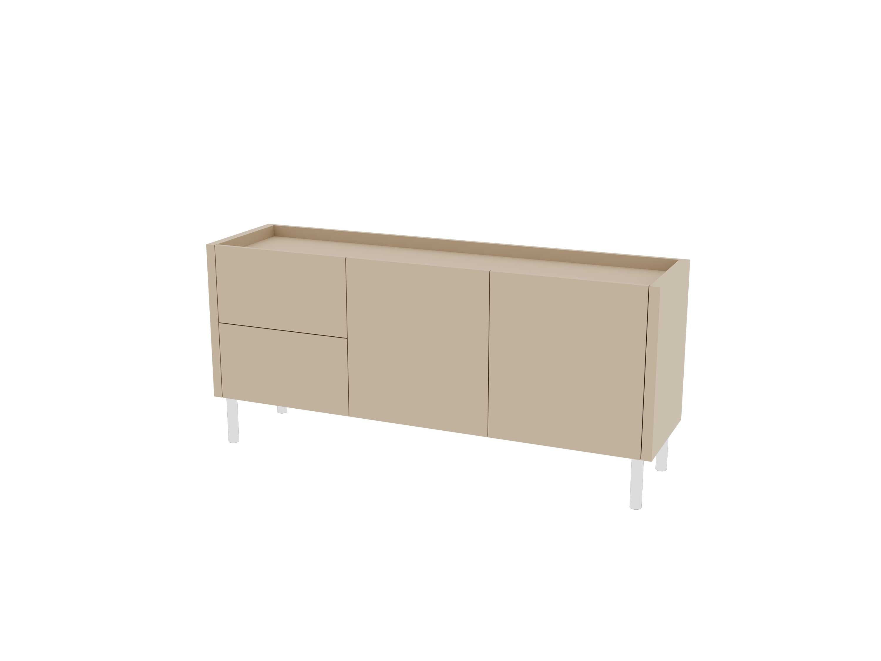 Loft Decora: low chest of drawers with kung drawers