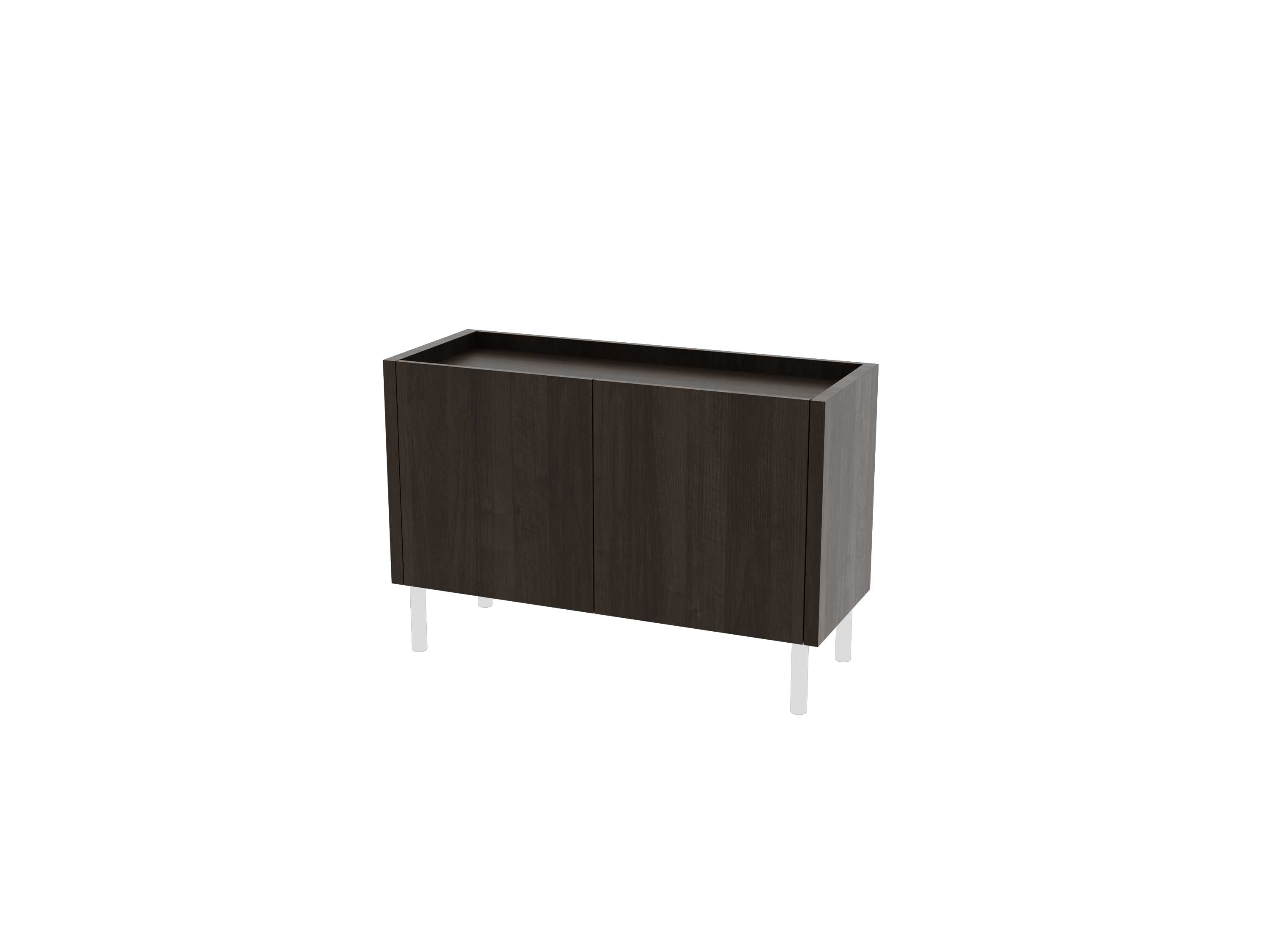 Loft Decora: chest of drawers, low cabinet with two kung doors designed by Pawlak & Stawarski