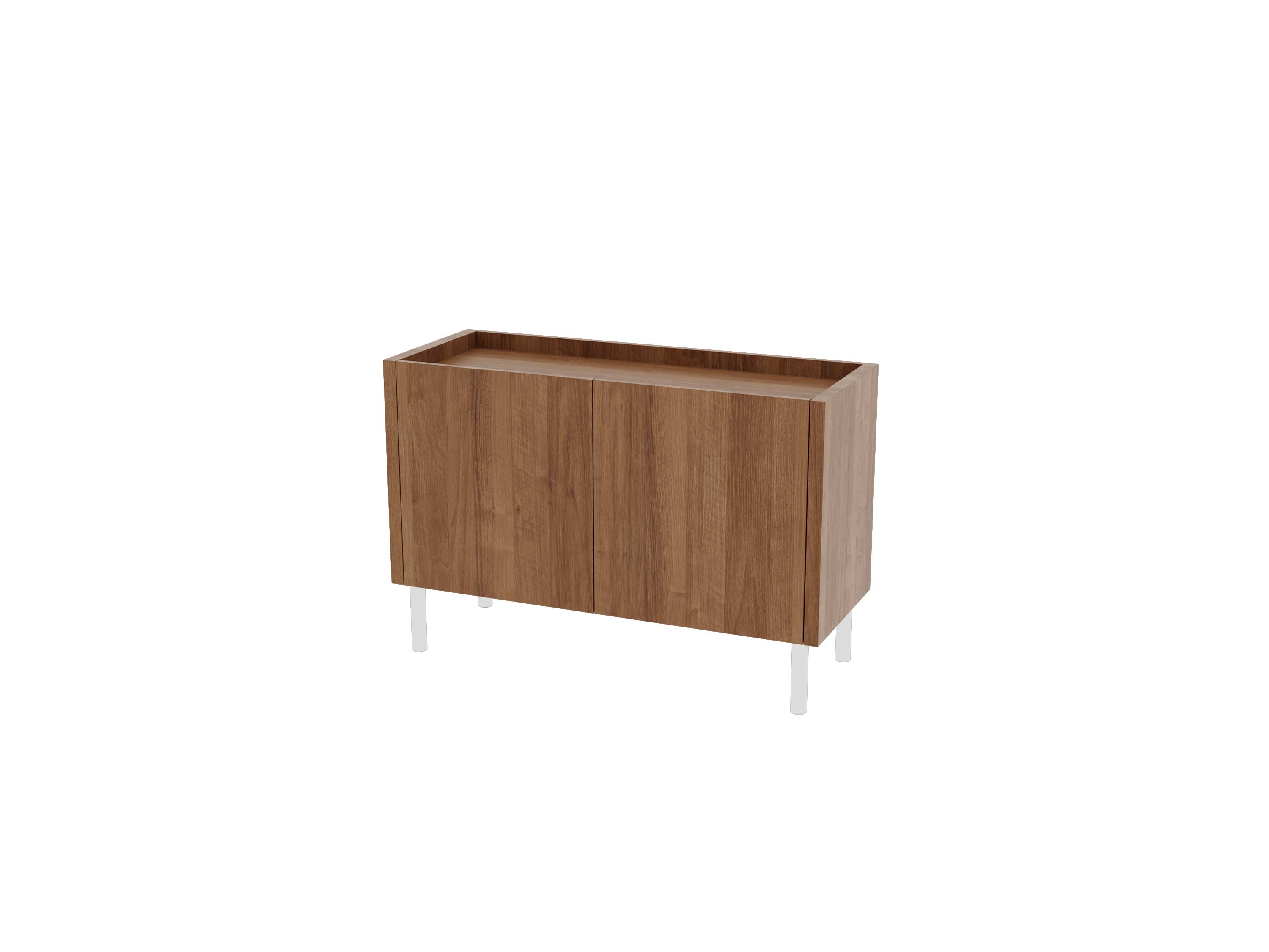 Loft Decora: chest of drawers, low cabinet with two kung doors designed by Pawlak & Stawarski