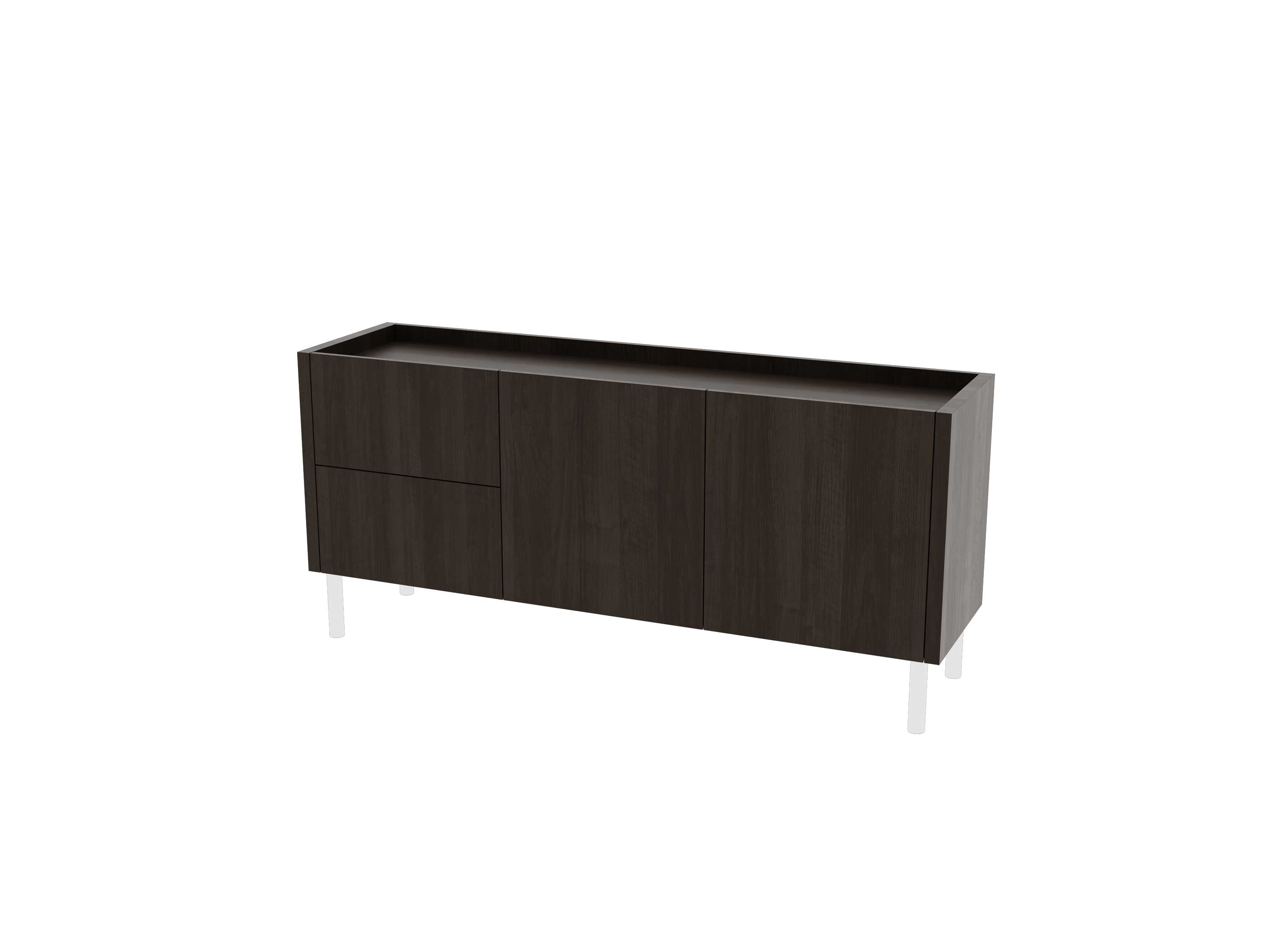Loft Decora: low chest of drawers with kung drawers