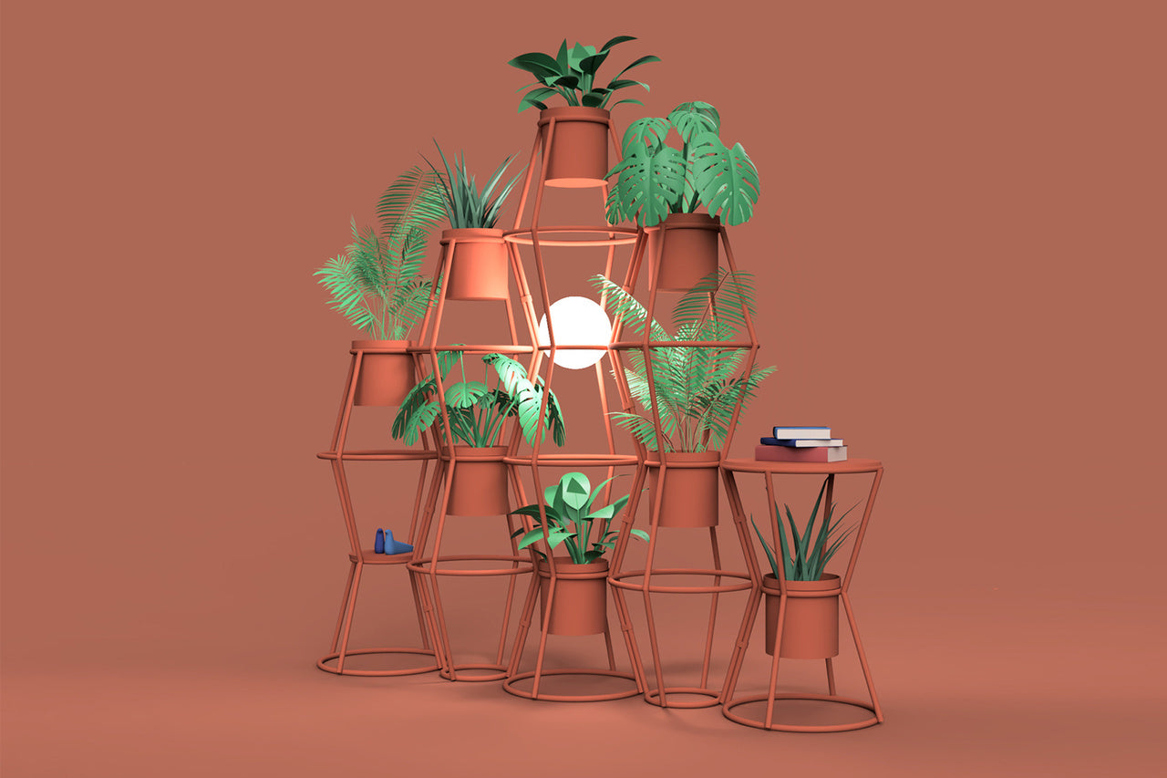TOTEM flower stand x LUSH