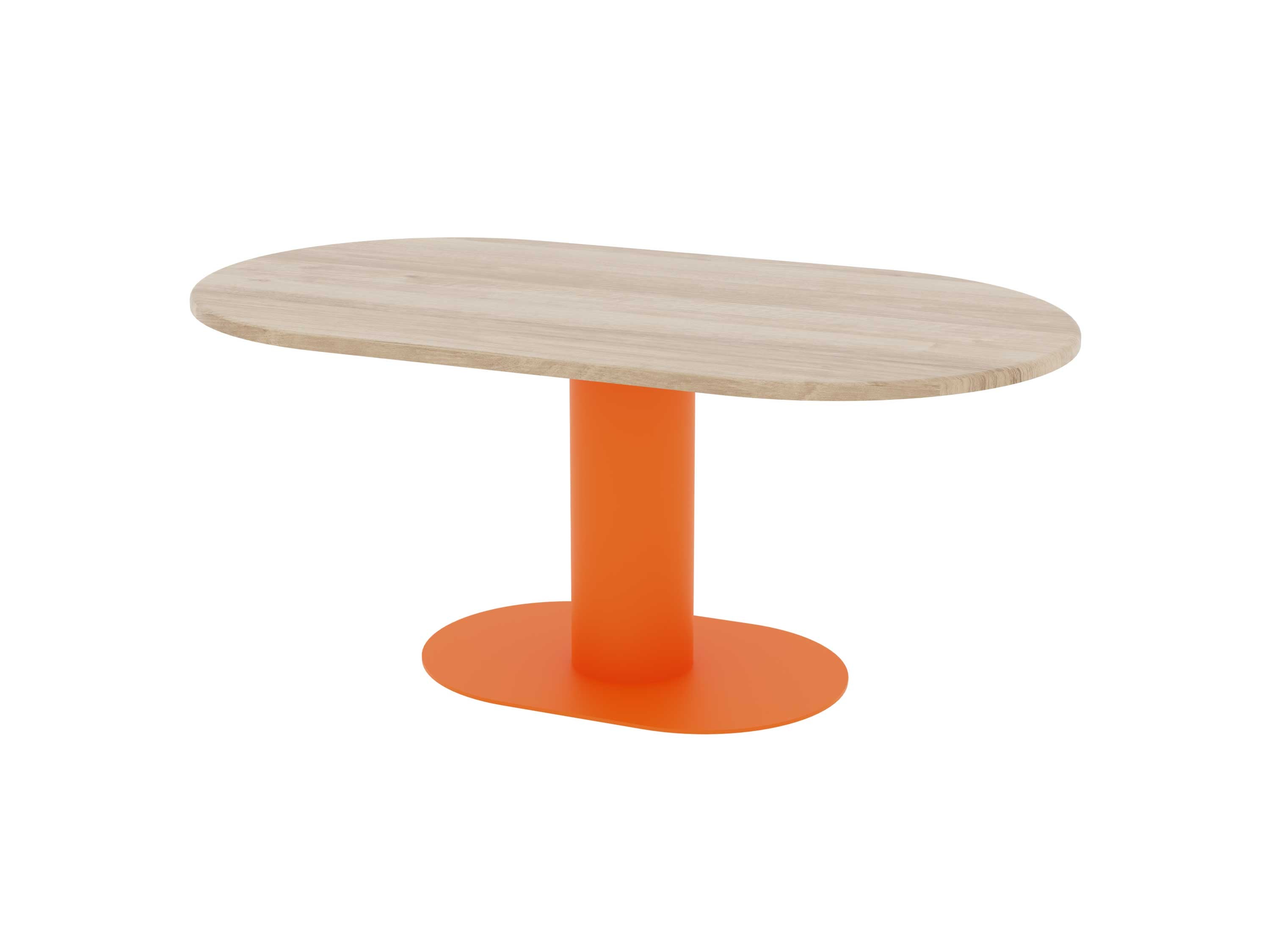 LOFT Decora: Stół owalny na cokole TOLI