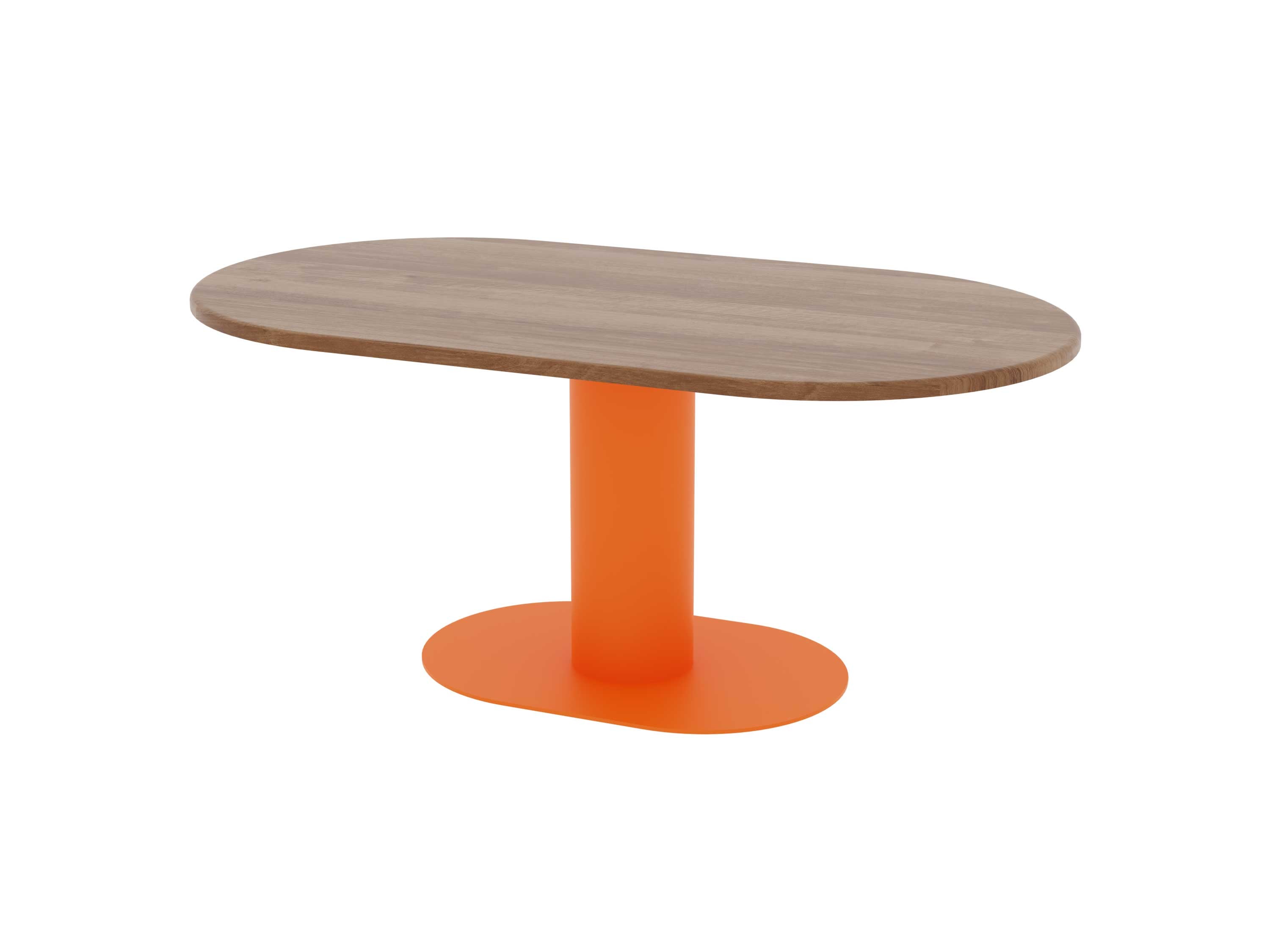 LOFT Decora: Stół owalny na cokole TOLI