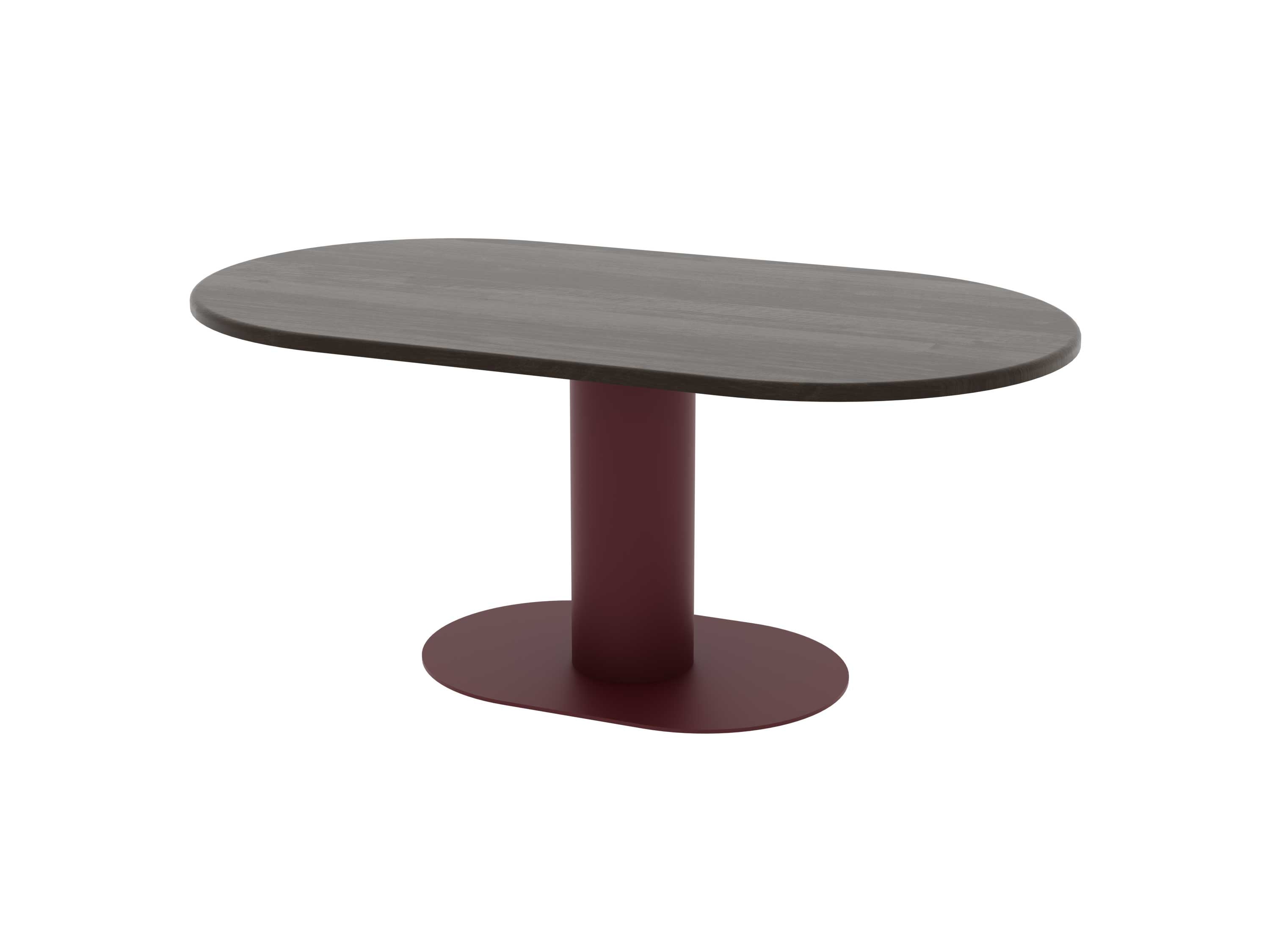 LOFT Decora: Stół owalny na cokole TOLI