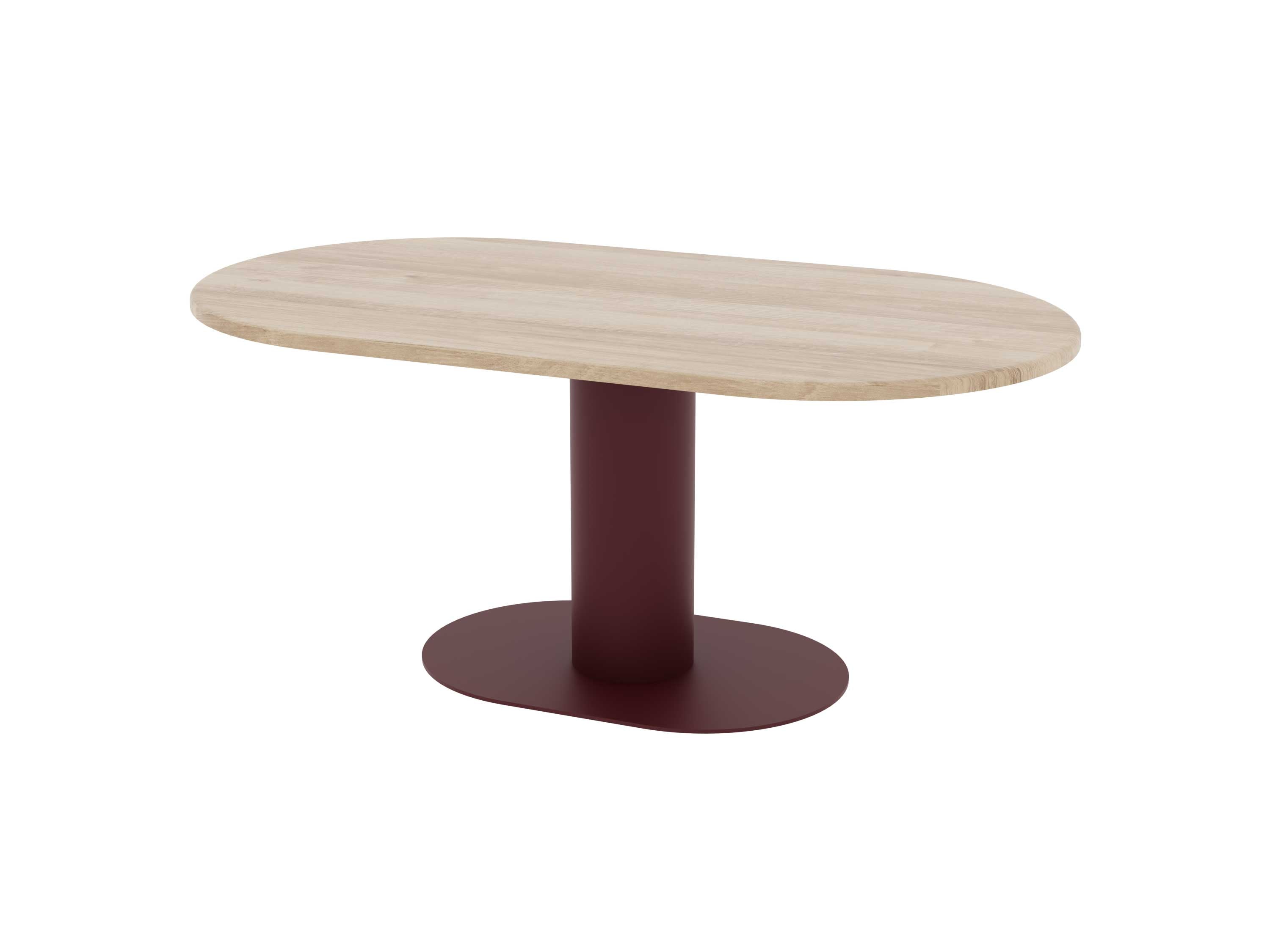 LOFT Decora: Stół owalny na cokole TOLI