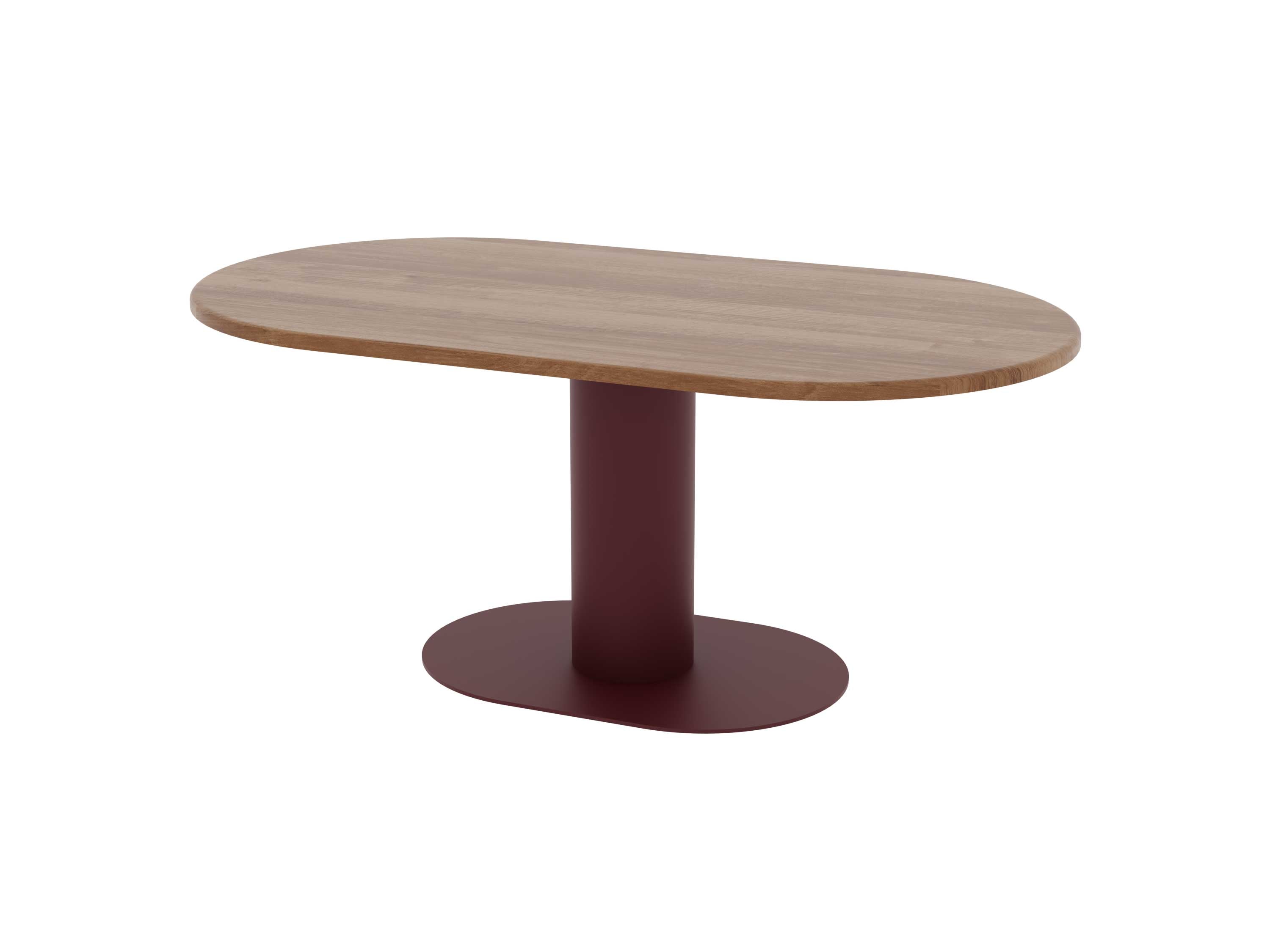 LOFT Decora: Stół owalny na cokole TOLI