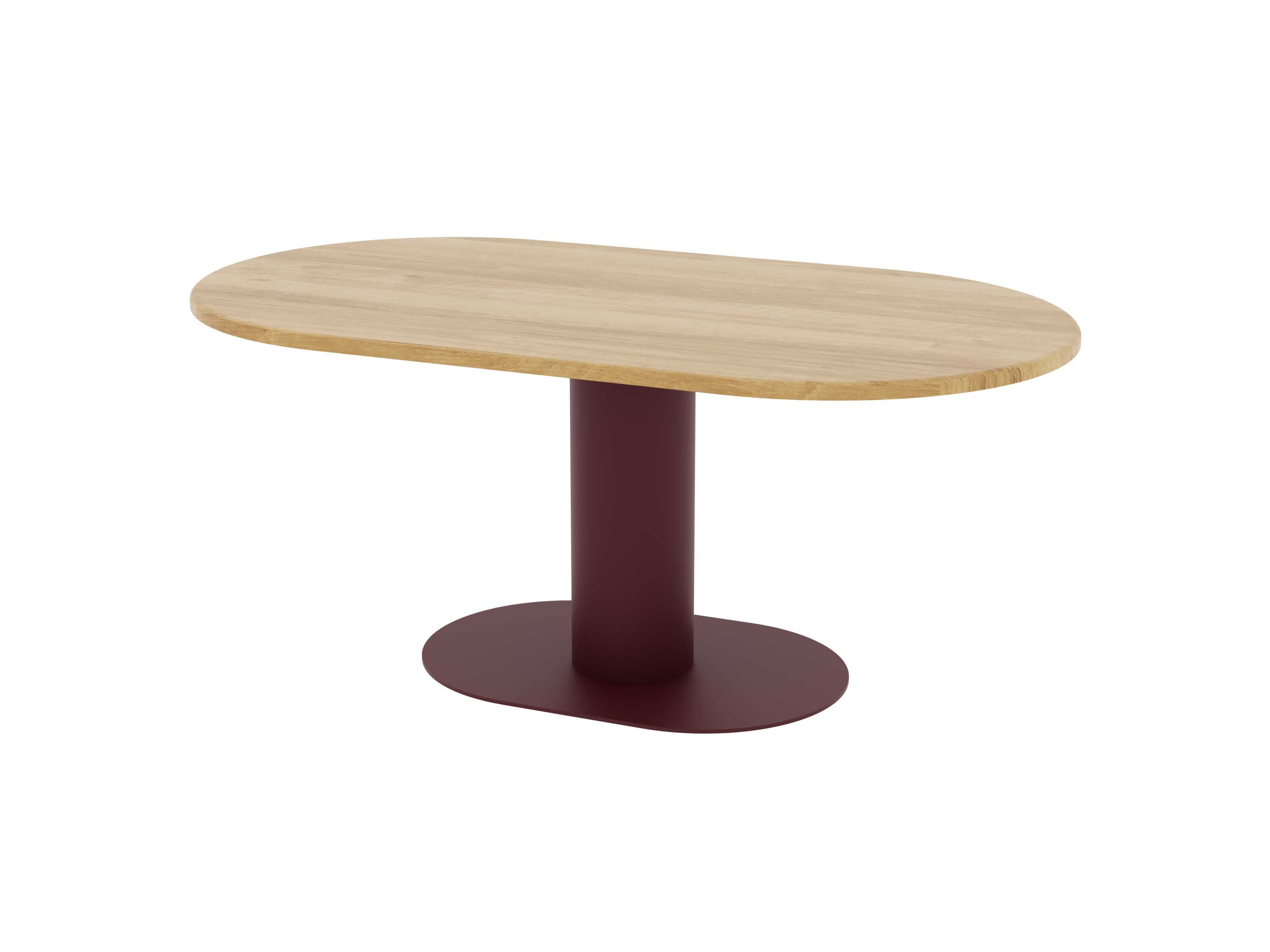 LOFT Decora: Stół owalny na cokole TOLI