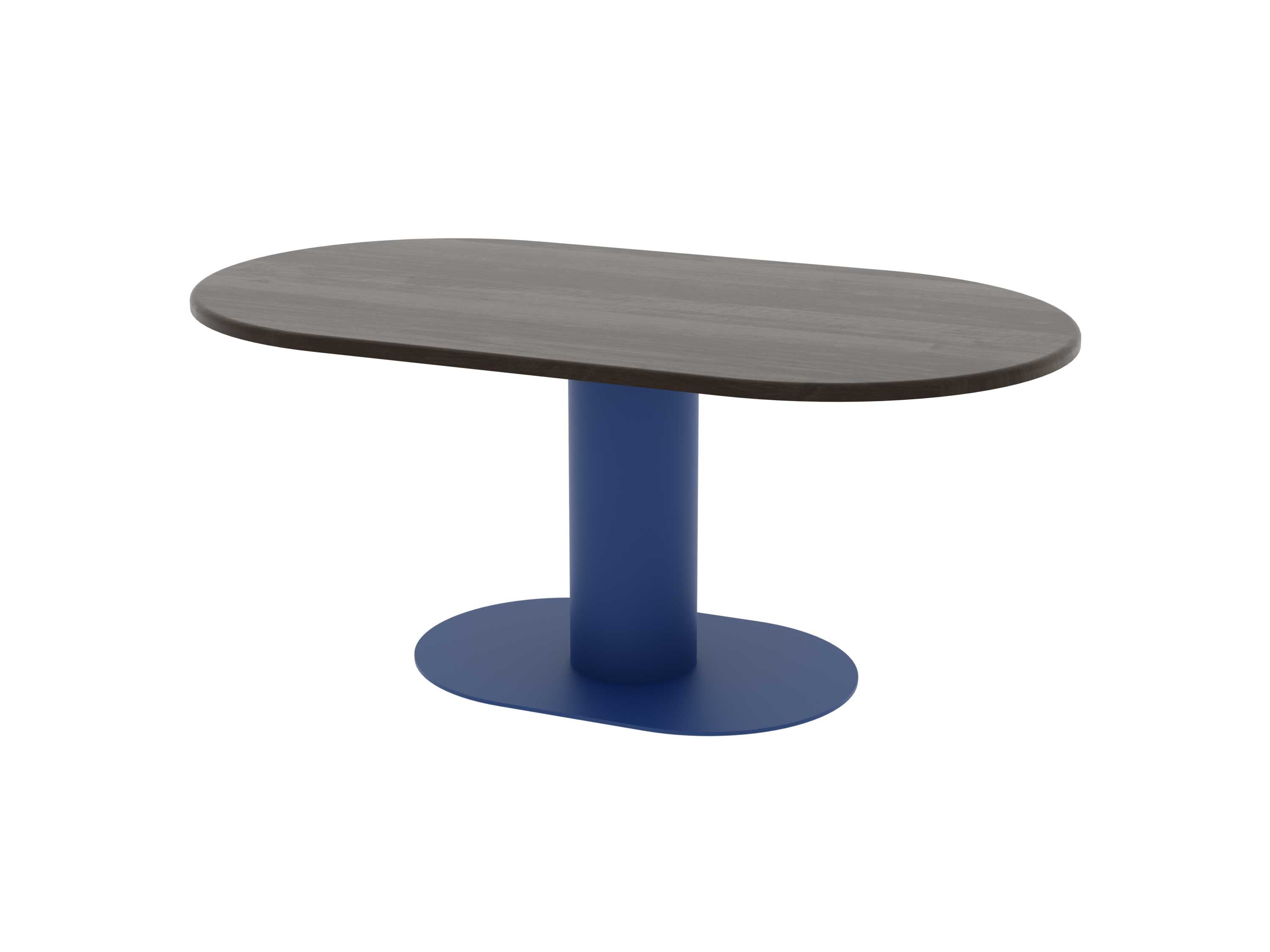 LOFT Decora: Stół owalny na cokole TOLI