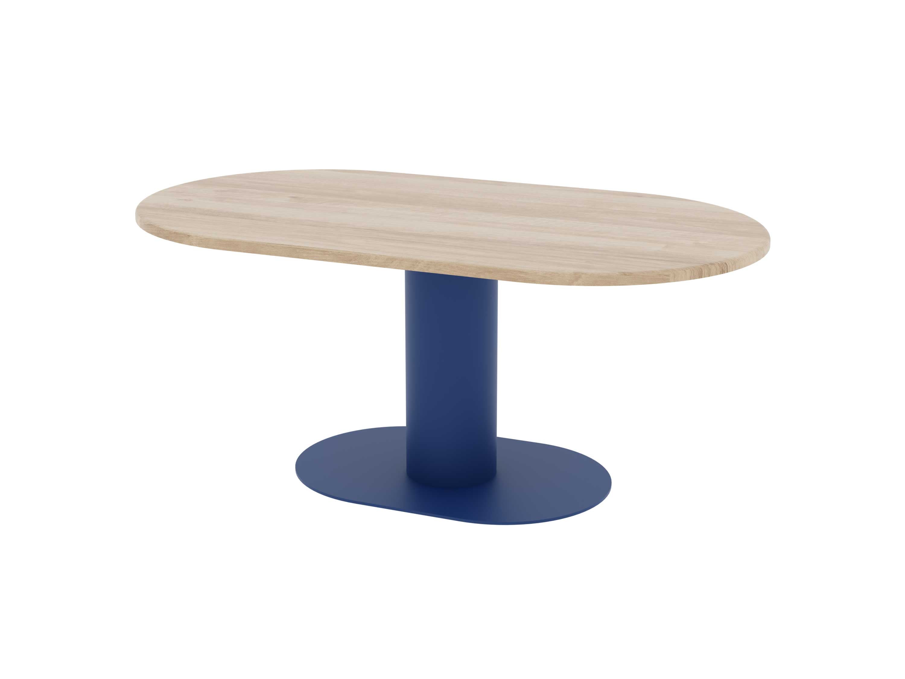 LOFT Decora: Stół owalny na cokole TOLI