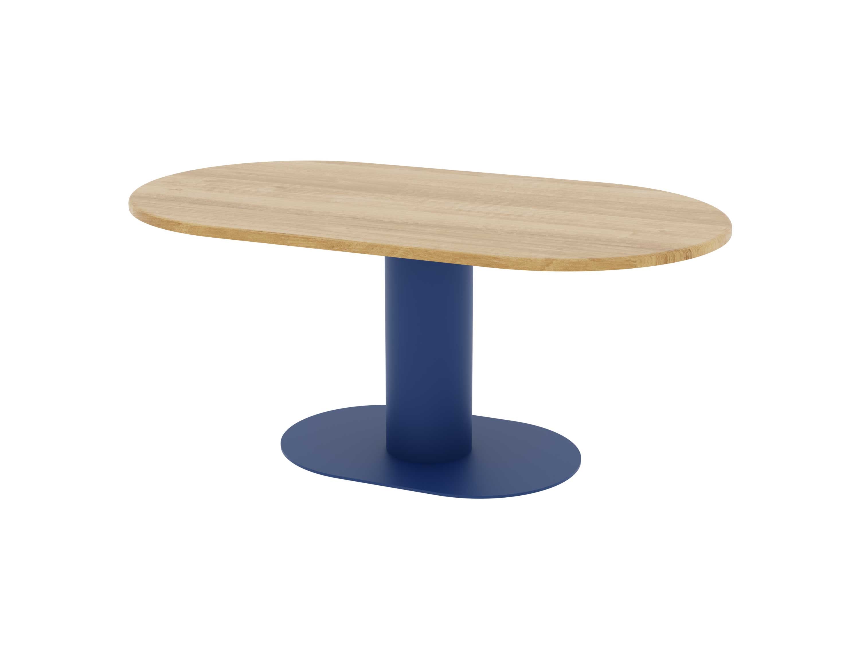 LOFT Decora: Stół owalny na cokole TOLI