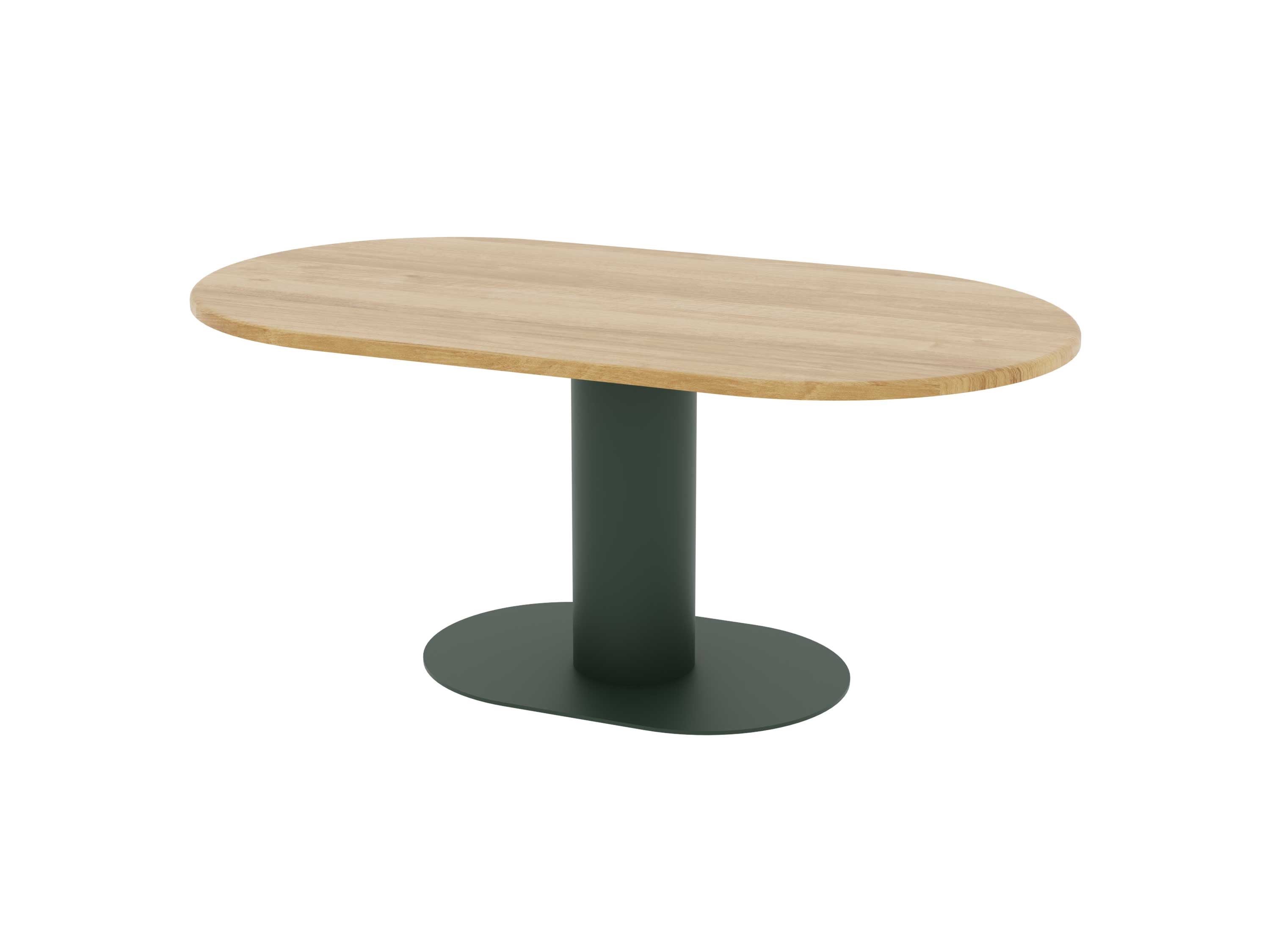 LOFT Decora: Stół owalny na cokole TOLI