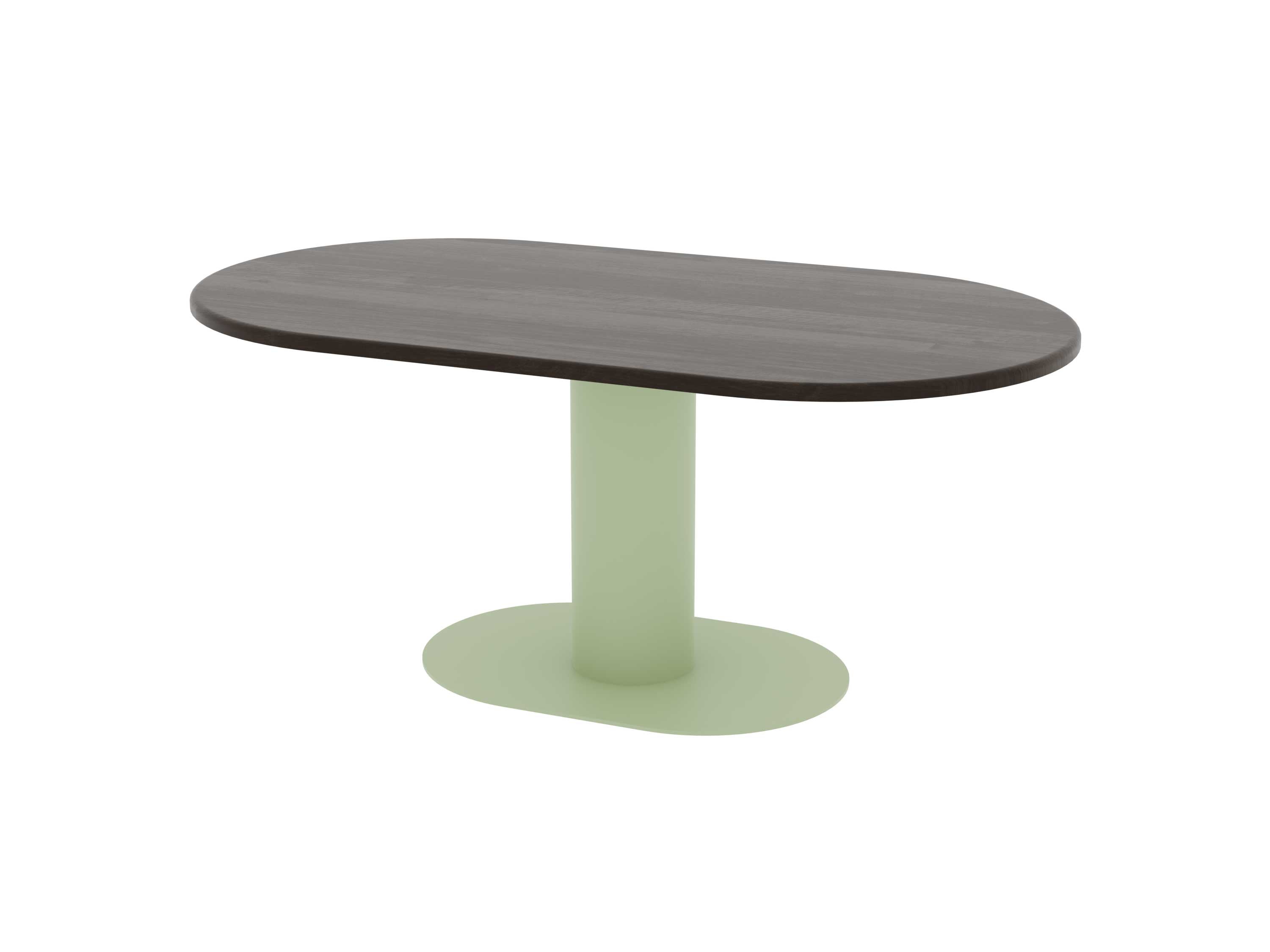 LOFT Decora: Stół owalny na cokole TOLI