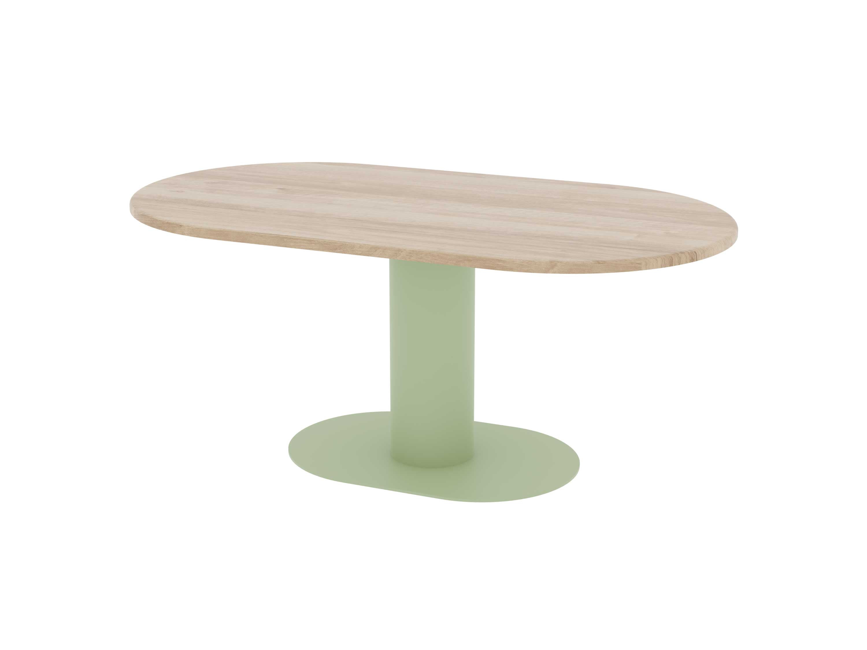 LOFT Decora: Stół owalny na cokole TOLI