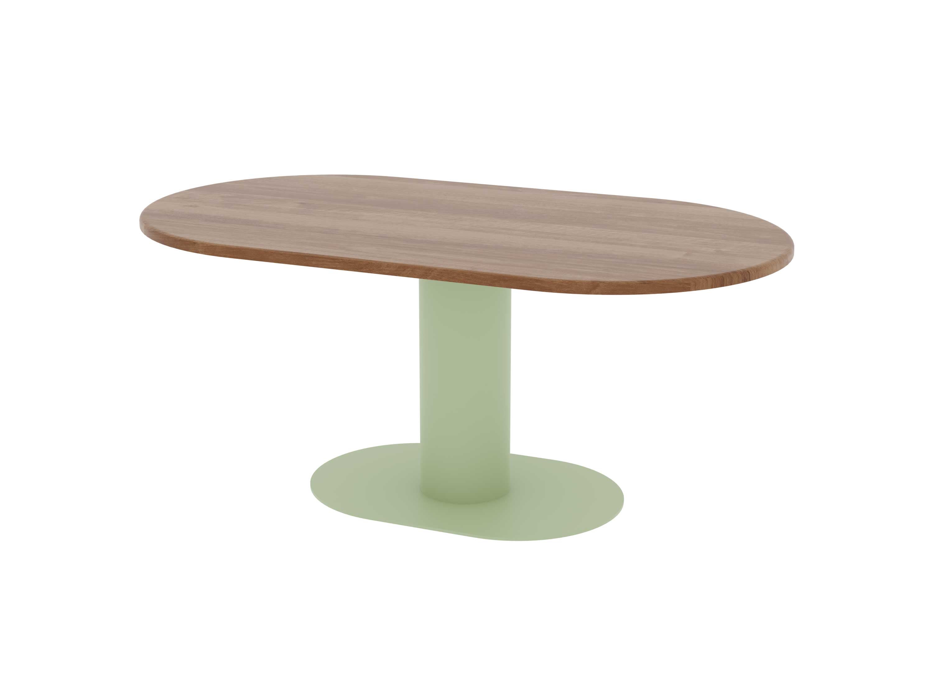 LOFT Decora: Stół owalny na cokole TOLI