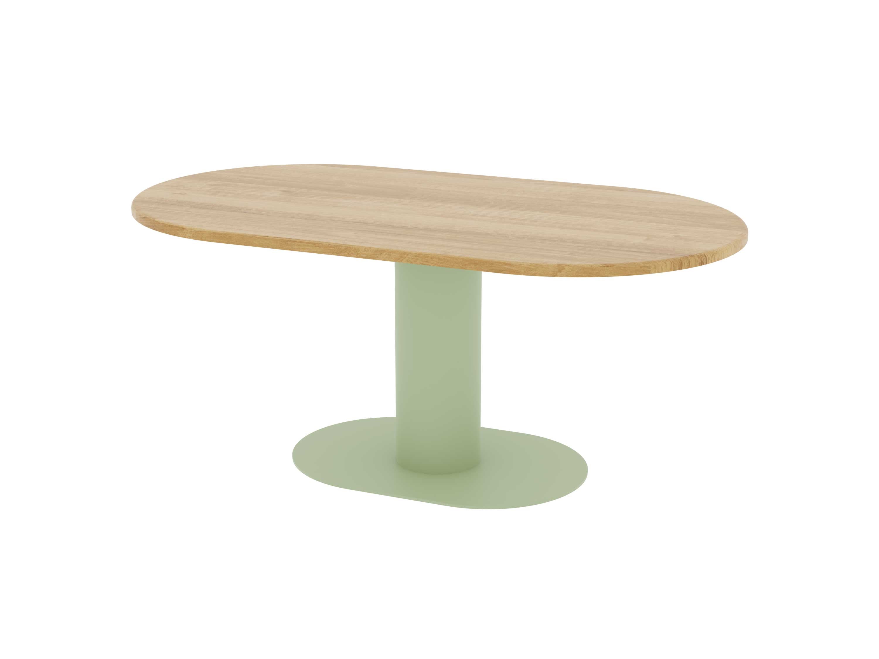 LOFT Decora: Stół owalny na cokole TOLI