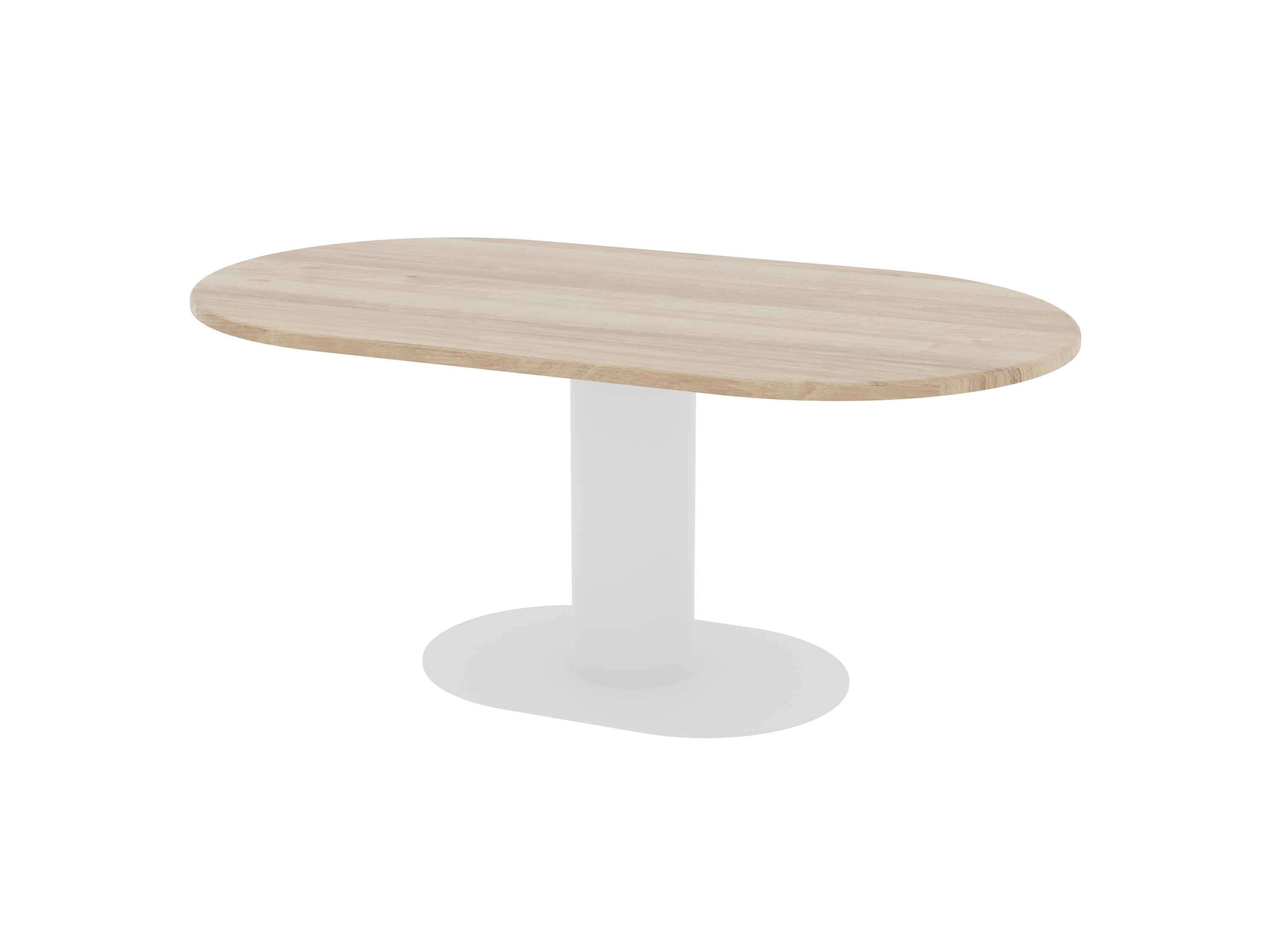 LOFT Decora: Stół owalny na cokole TOLI