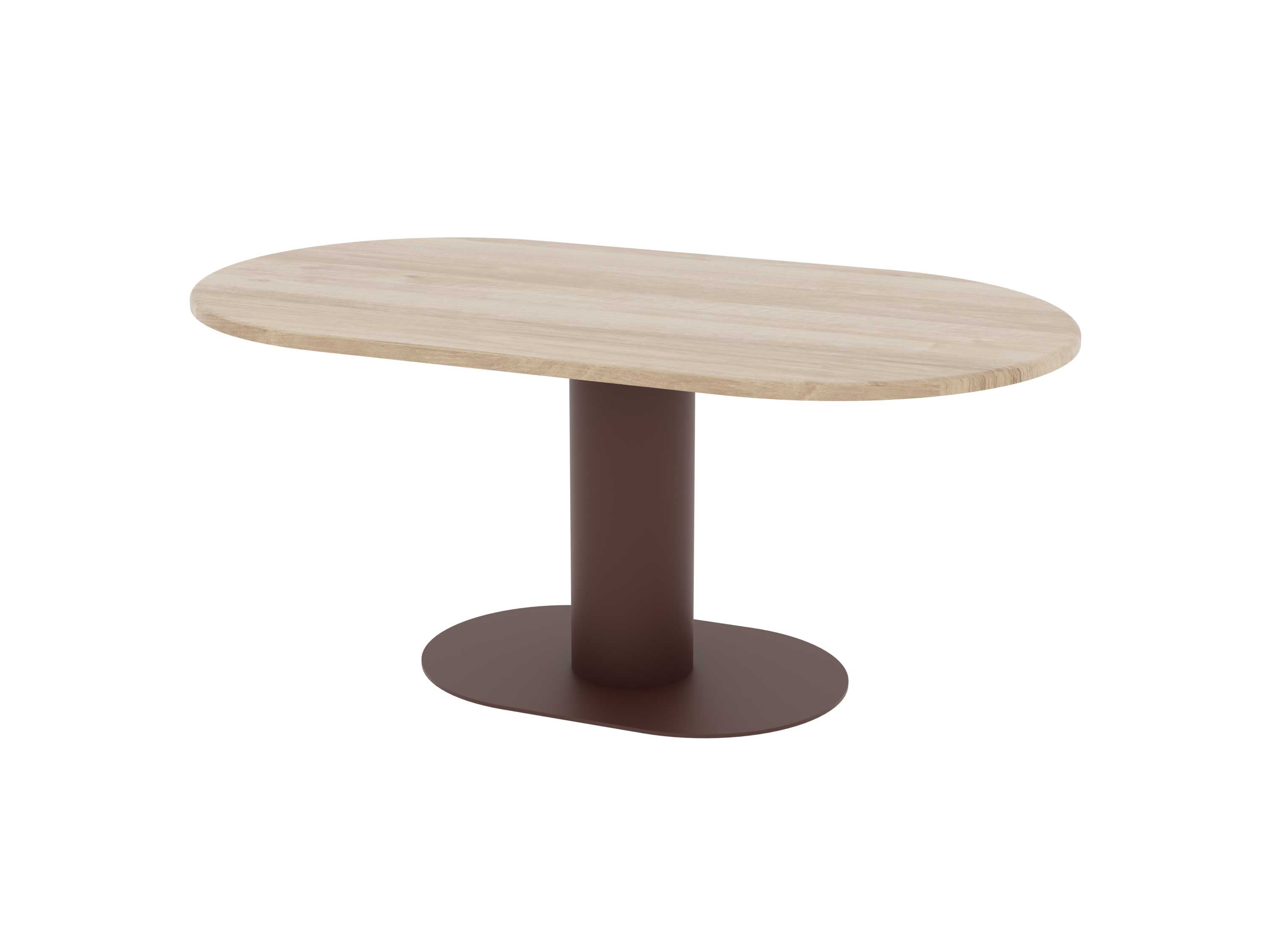 LOFT Decora: Stół owalny na cokole TOLI