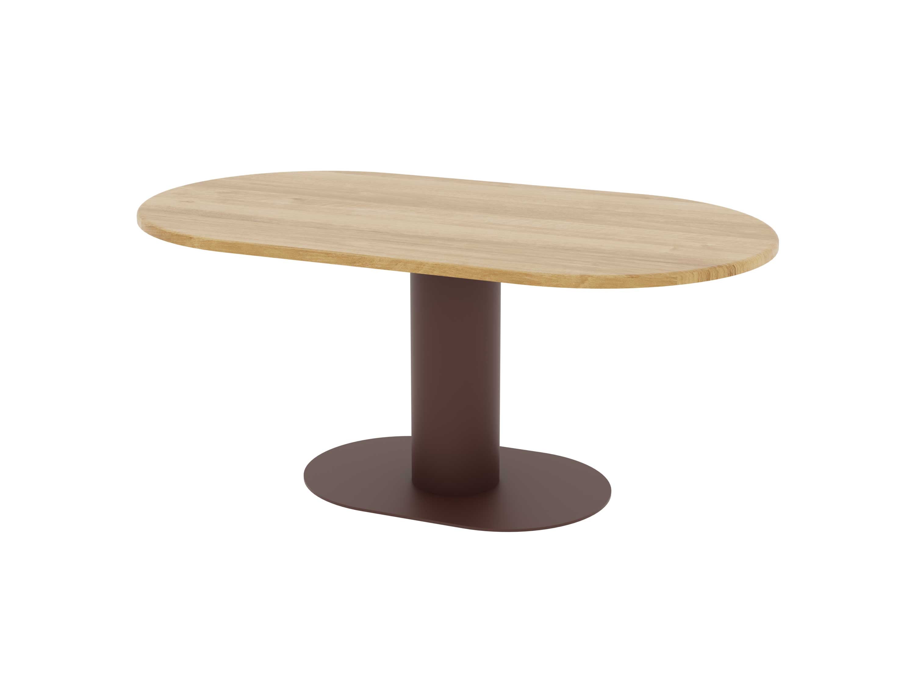 LOFT Decora: Stół owalny na cokole TOLI