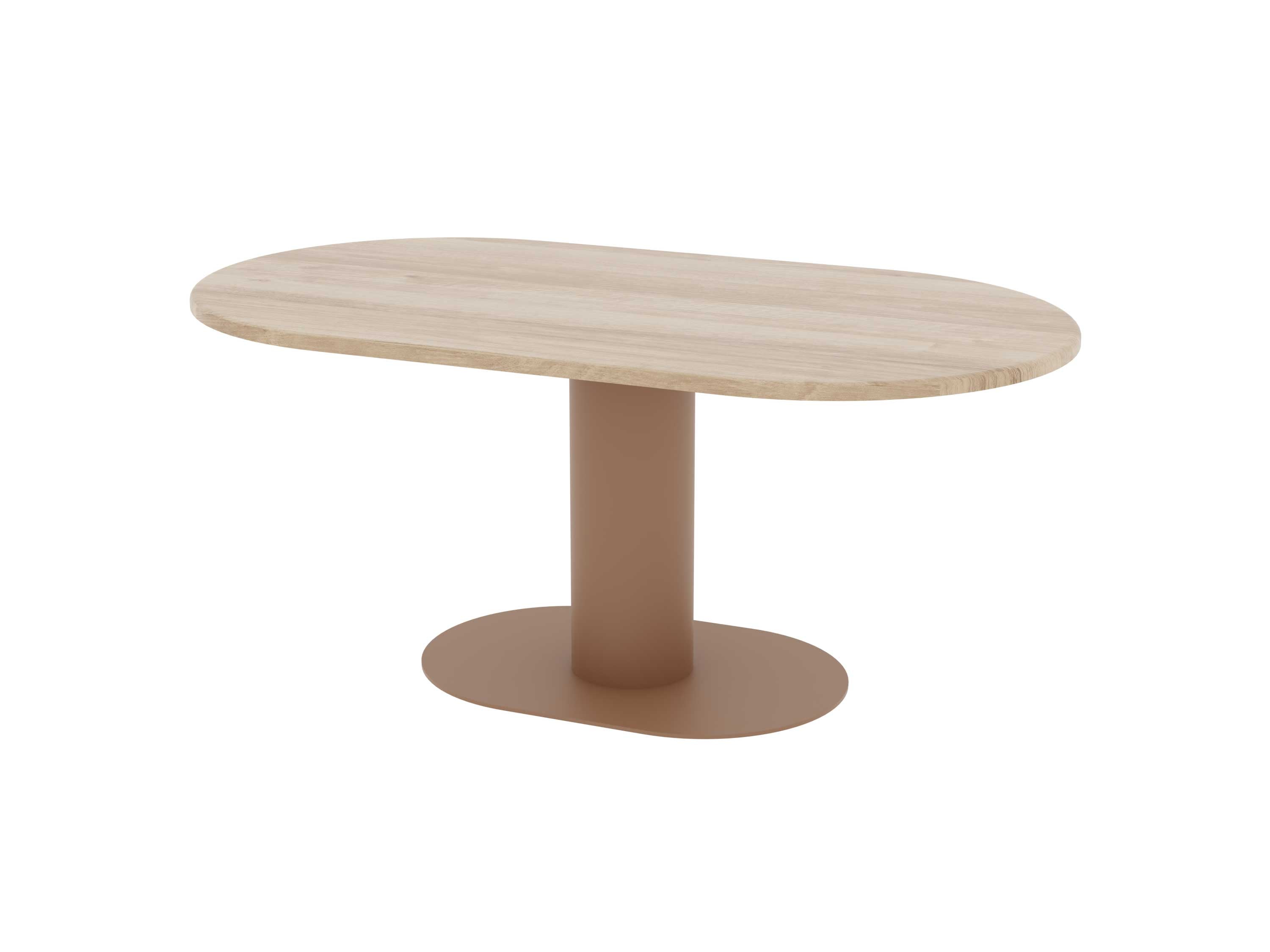 LOFT Decora: Stół owalny na cokole TOLI