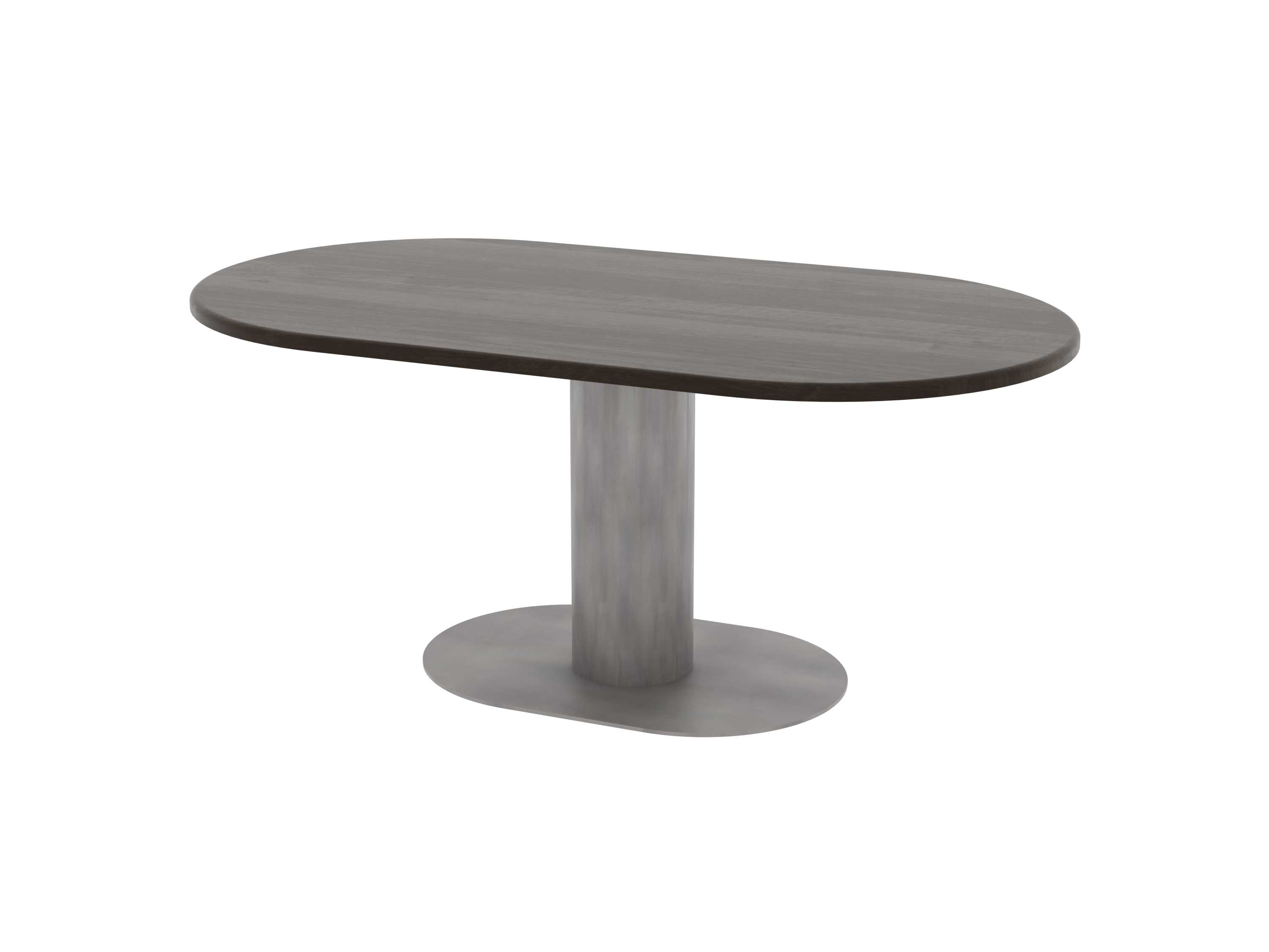 LOFT Decora: Stół owalny na cokole TOLI