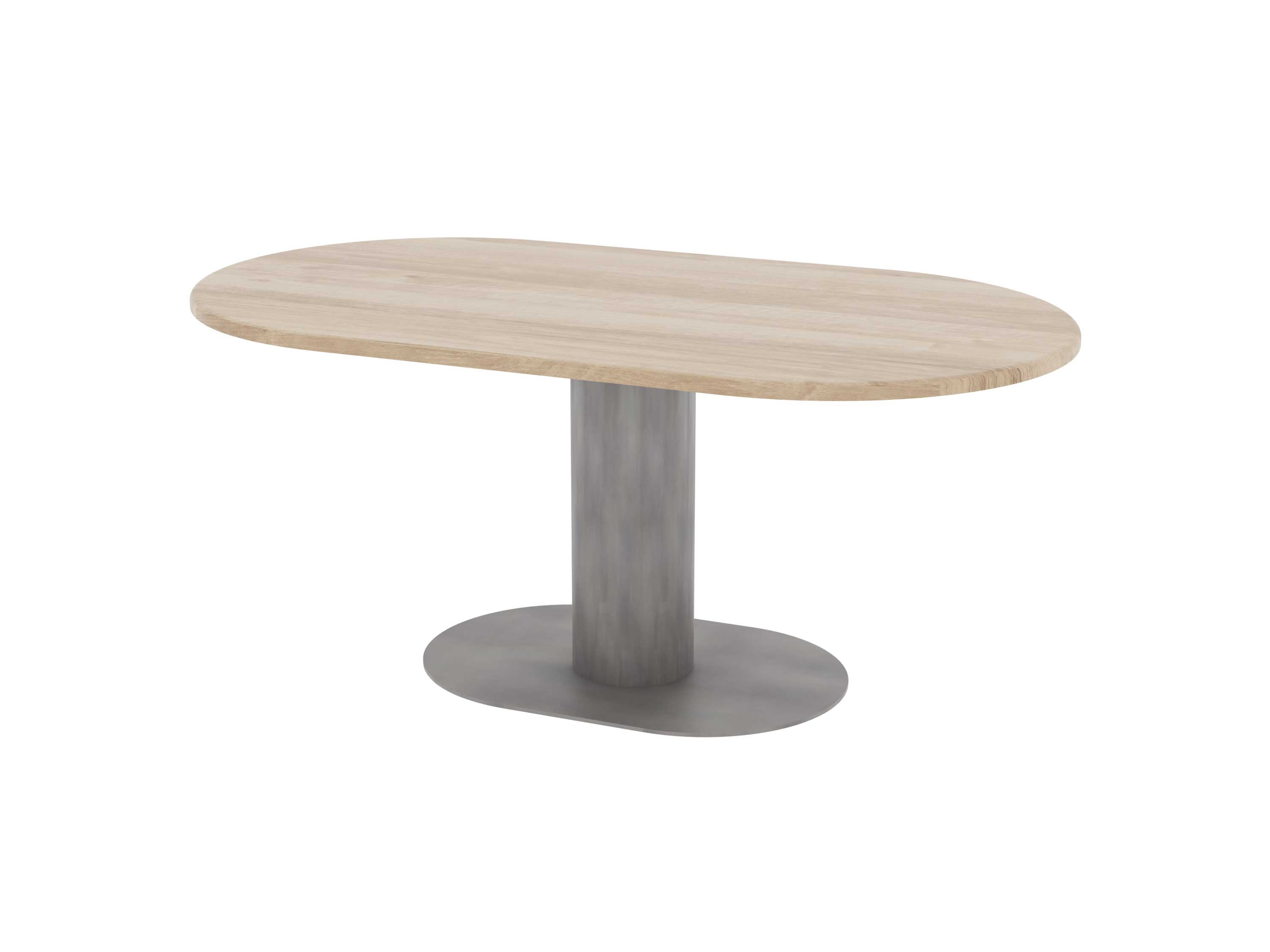 LOFT Decora: Stół owalny na cokole TOLI