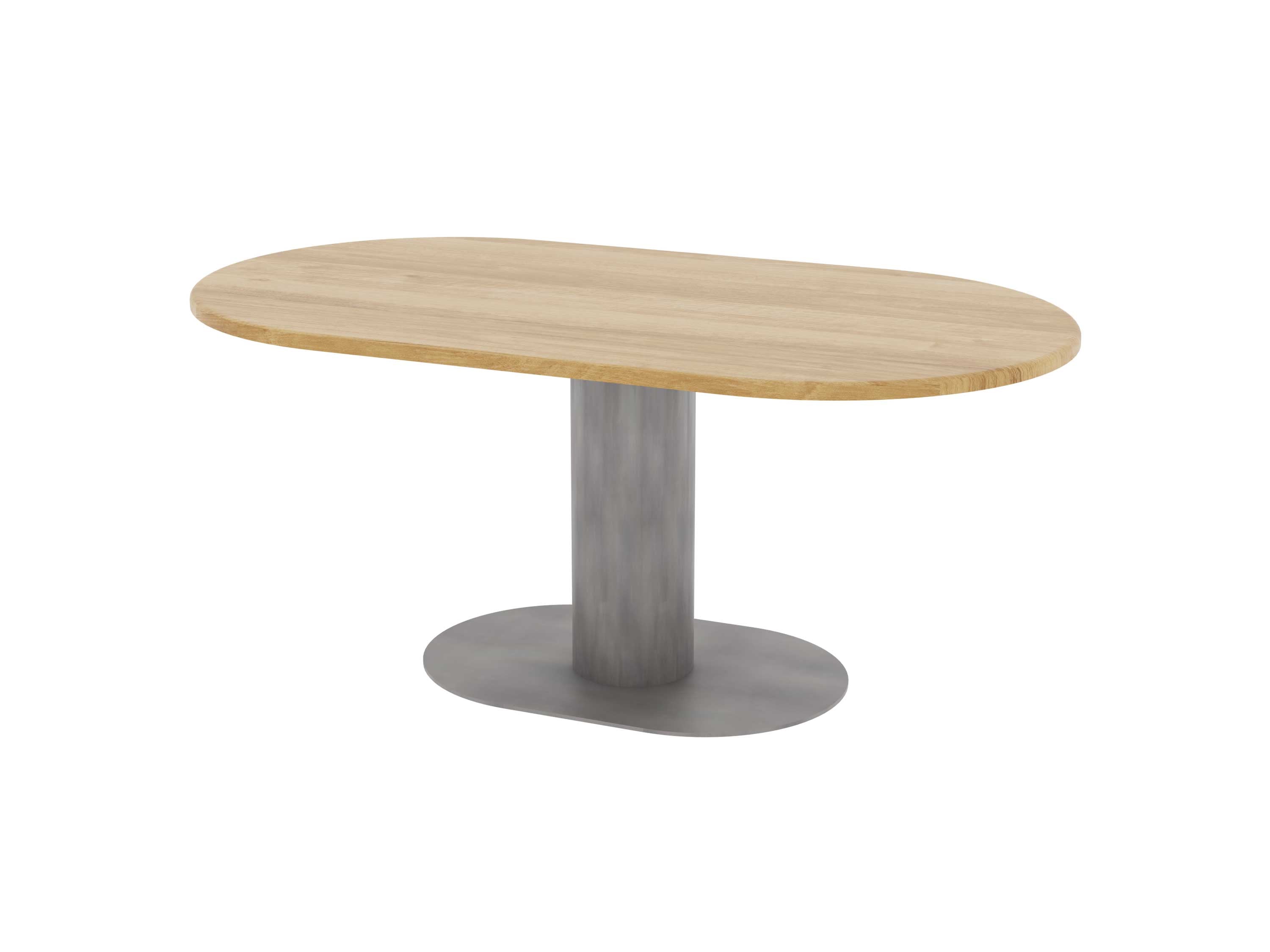 LOFT Decora: Stół owalny na cokole TOLI