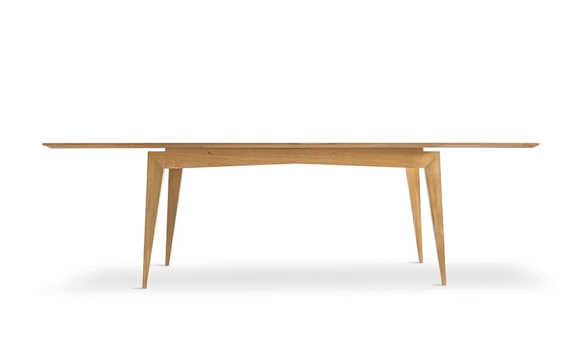 Wooden extendable table WIDEN x SWALLOW'S TAIL