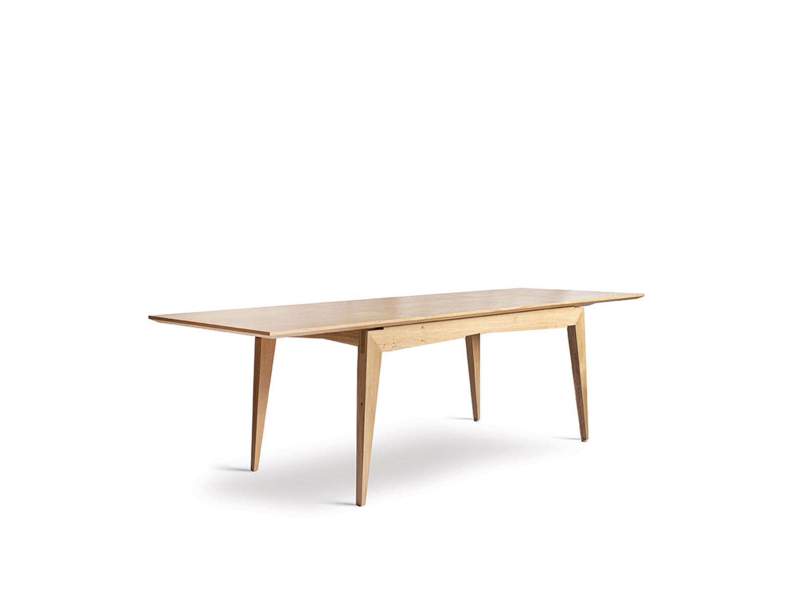 Wooden extendable table WIDEN x SWALLOW'S TAIL