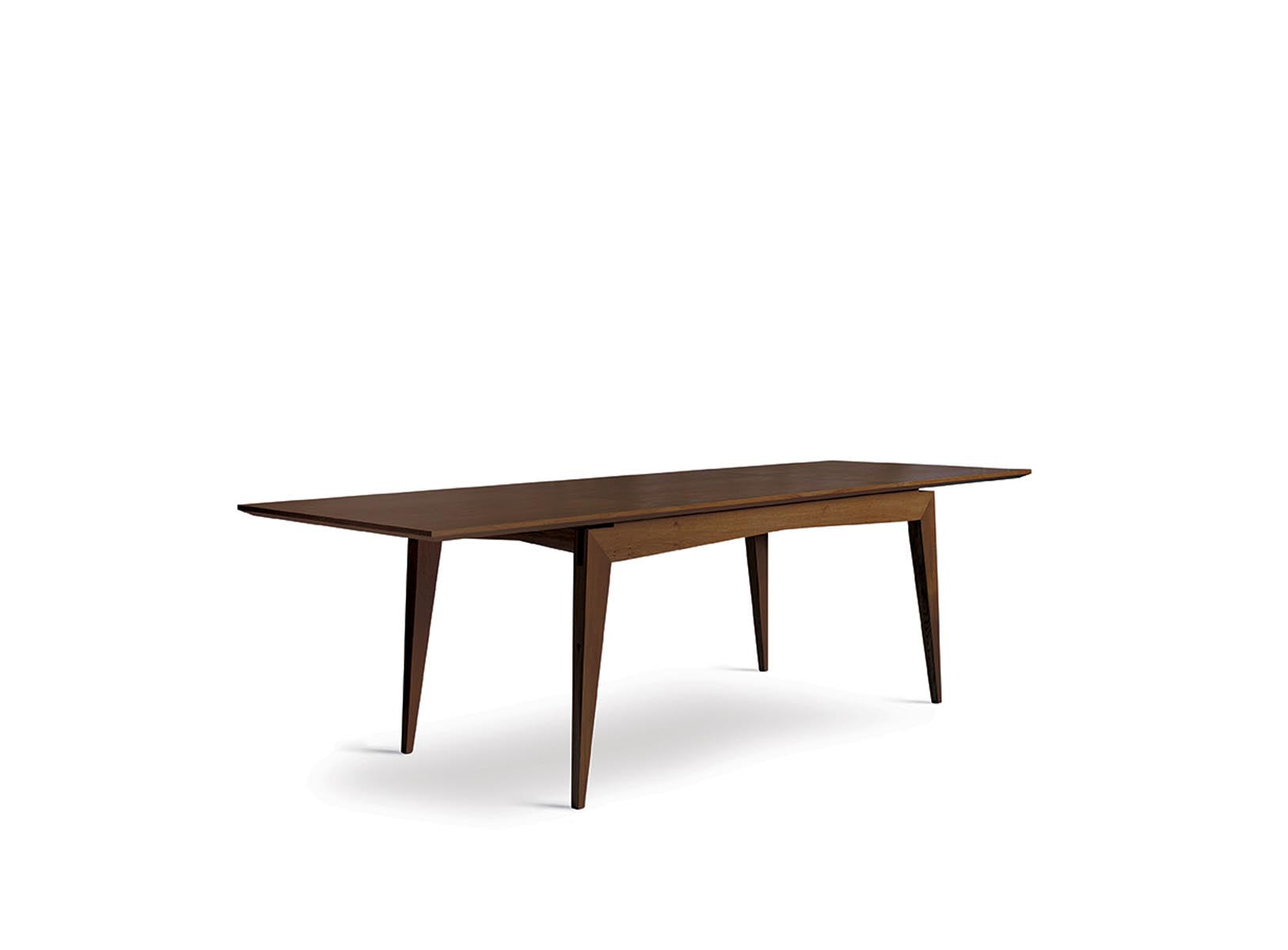Wooden extendable table WIDEN x SWALLOW'S TAIL