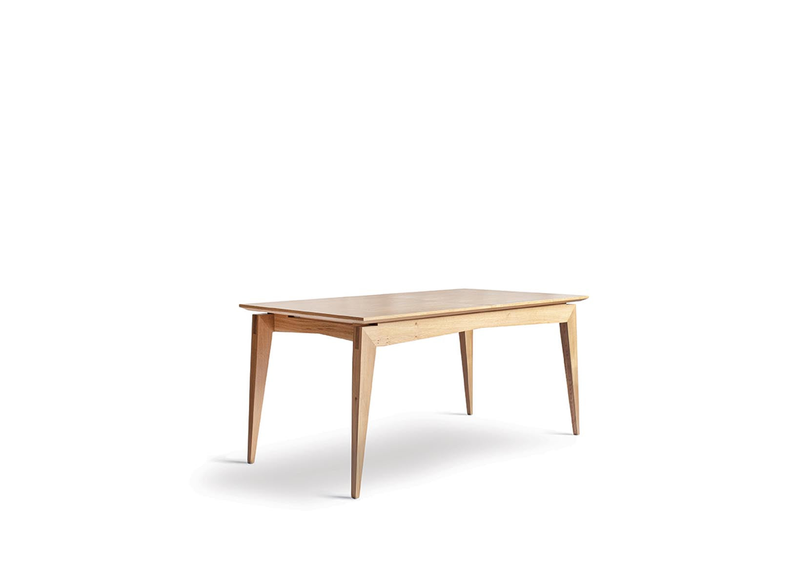 Wooden extendable table WIDEN x SWALLOW'S TAIL
