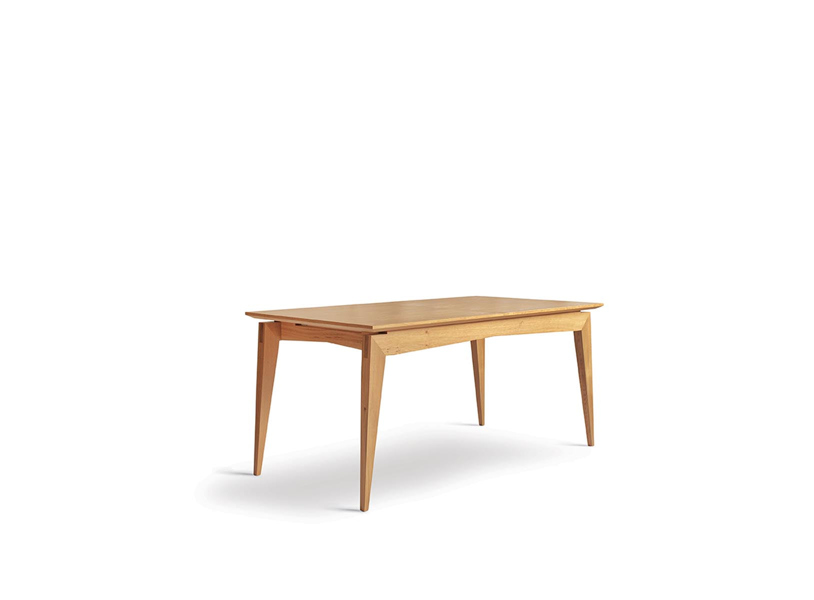 Wooden extendable table WIDEN x SWALLOW'S TAIL