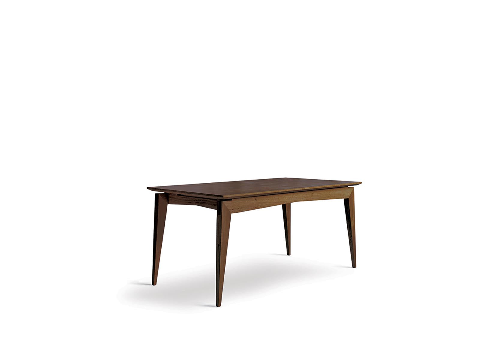 Wooden extendable table WIDEN x SWALLOW'S TAIL