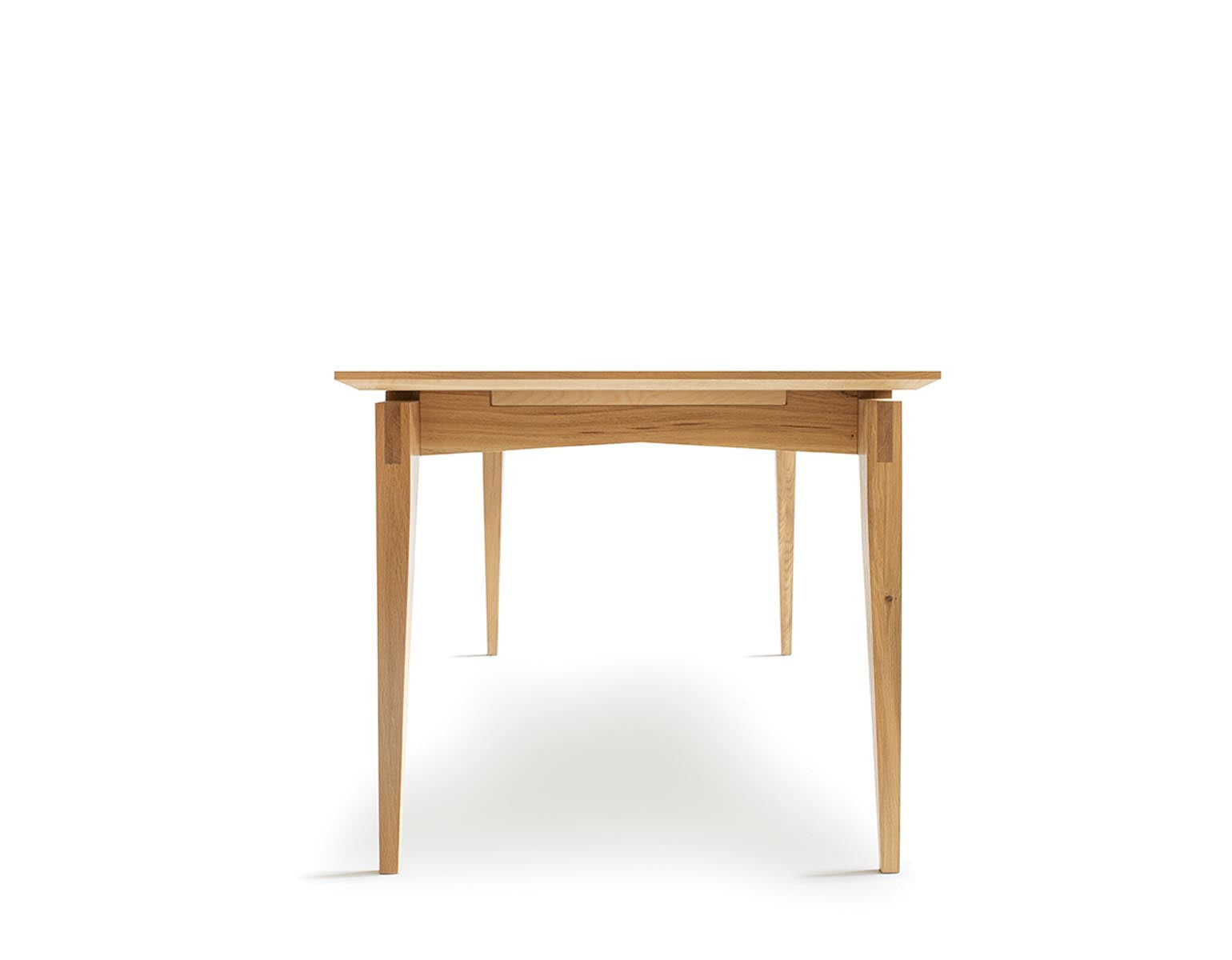 Wooden extendable table WIDEN x SWALLOW'S TAIL