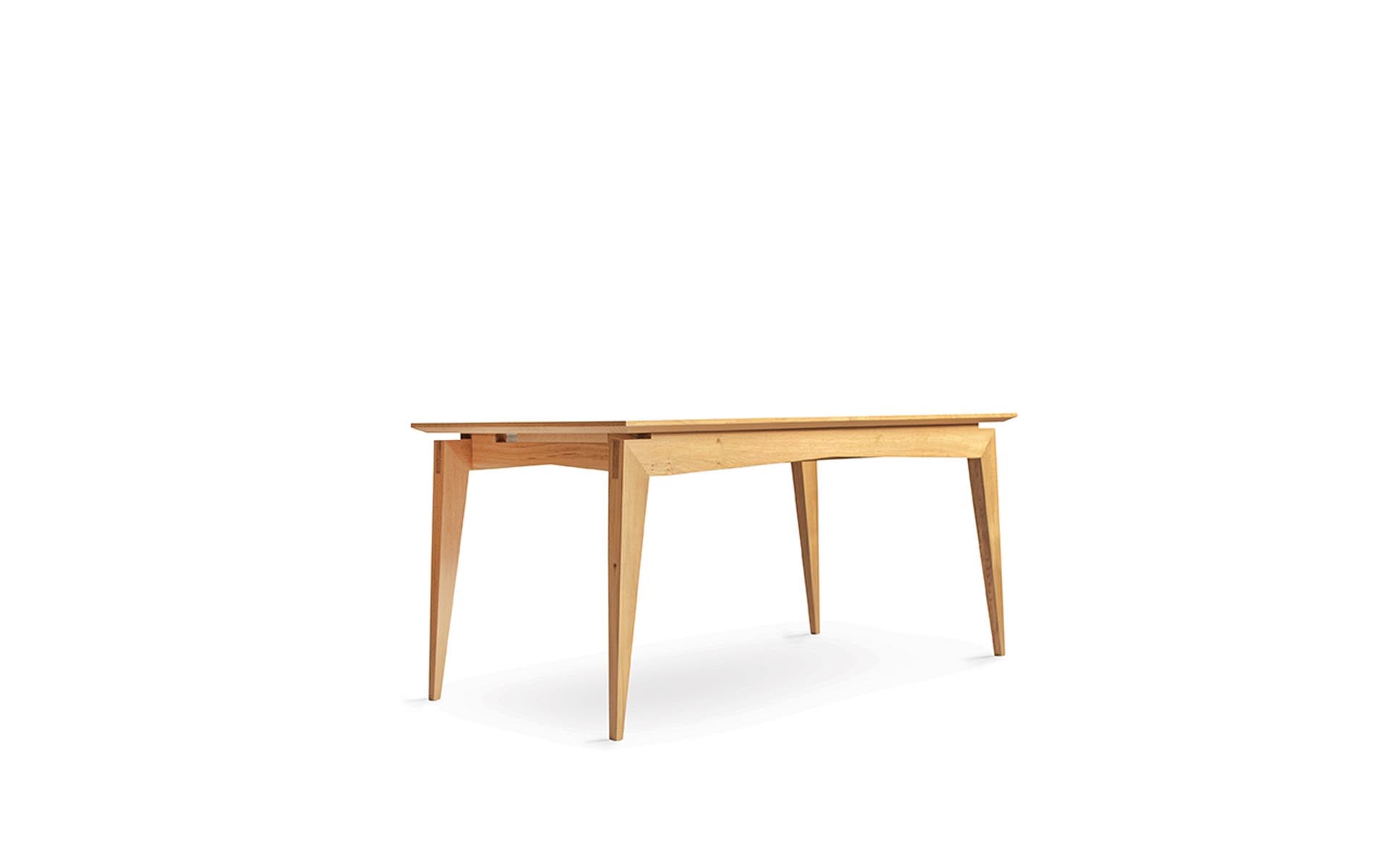 Wooden extendable table WIDEN x SWALLOW'S TAIL