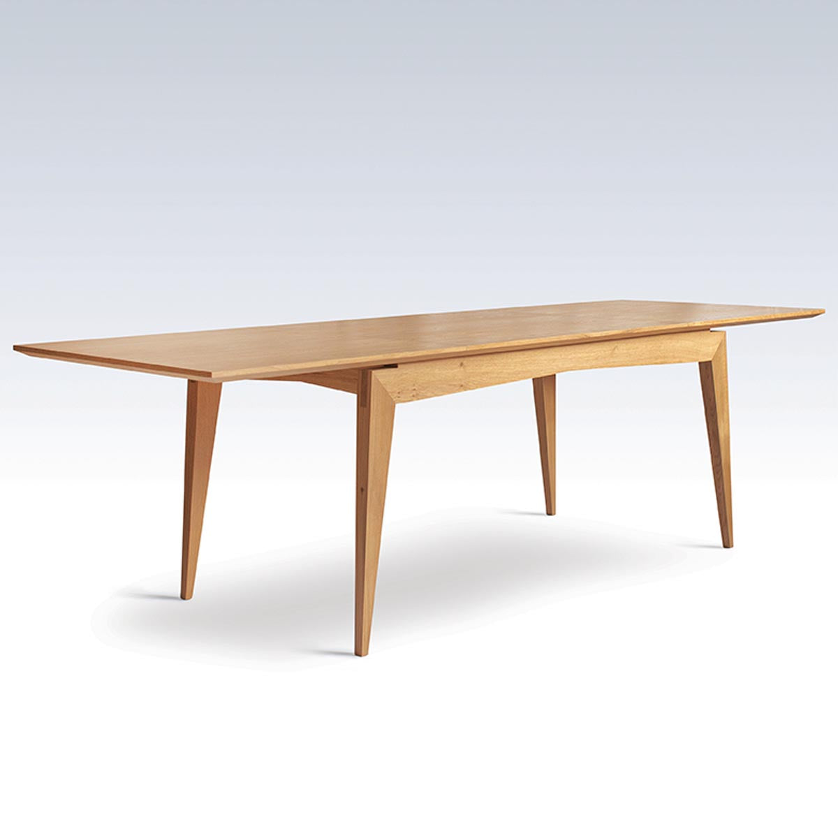 Wooden extendable table WIDEN x SWALLOW'S TAIL