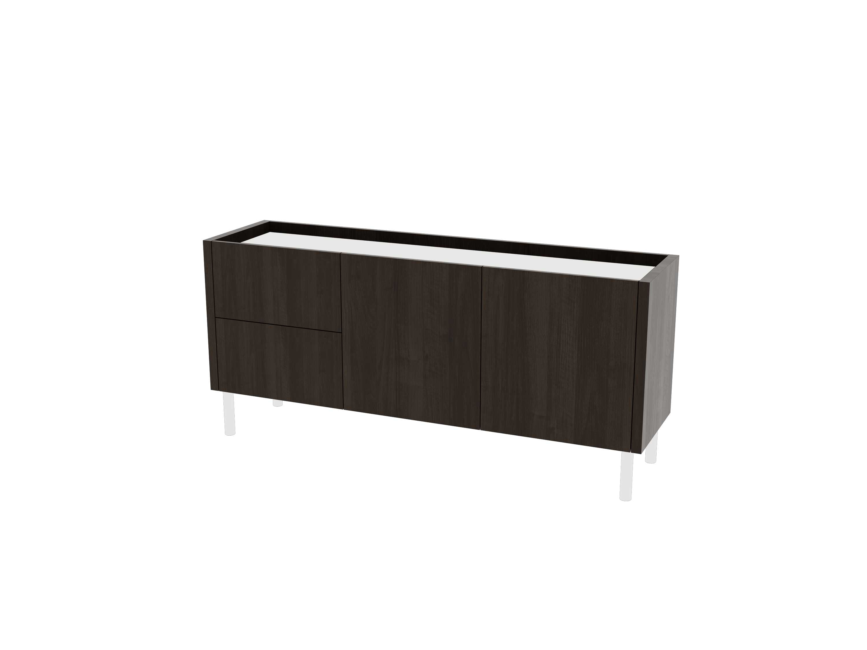 Loft Decora: low chest of drawers with kung drawers