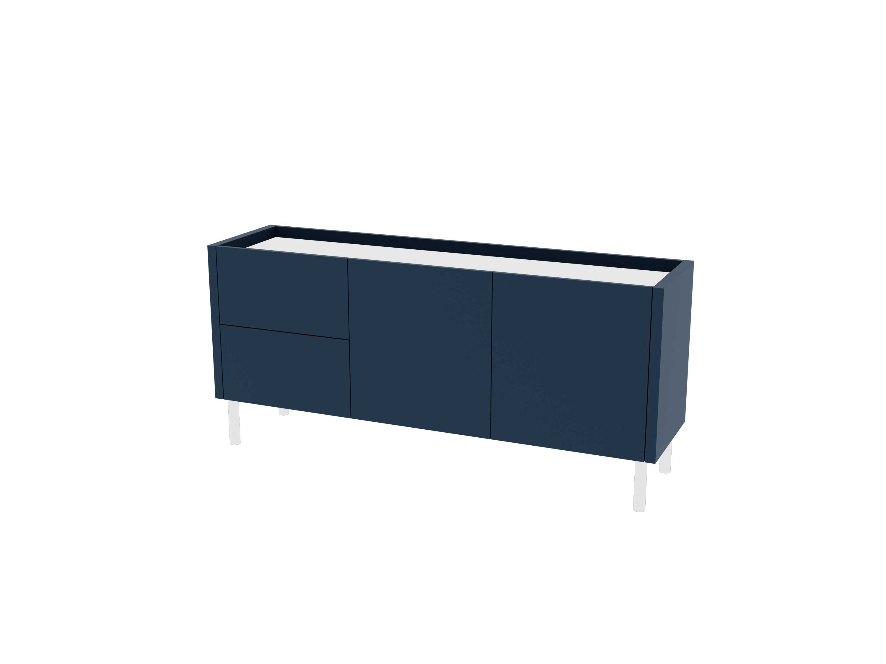 Loft Decora: low chest of drawers with kung drawers