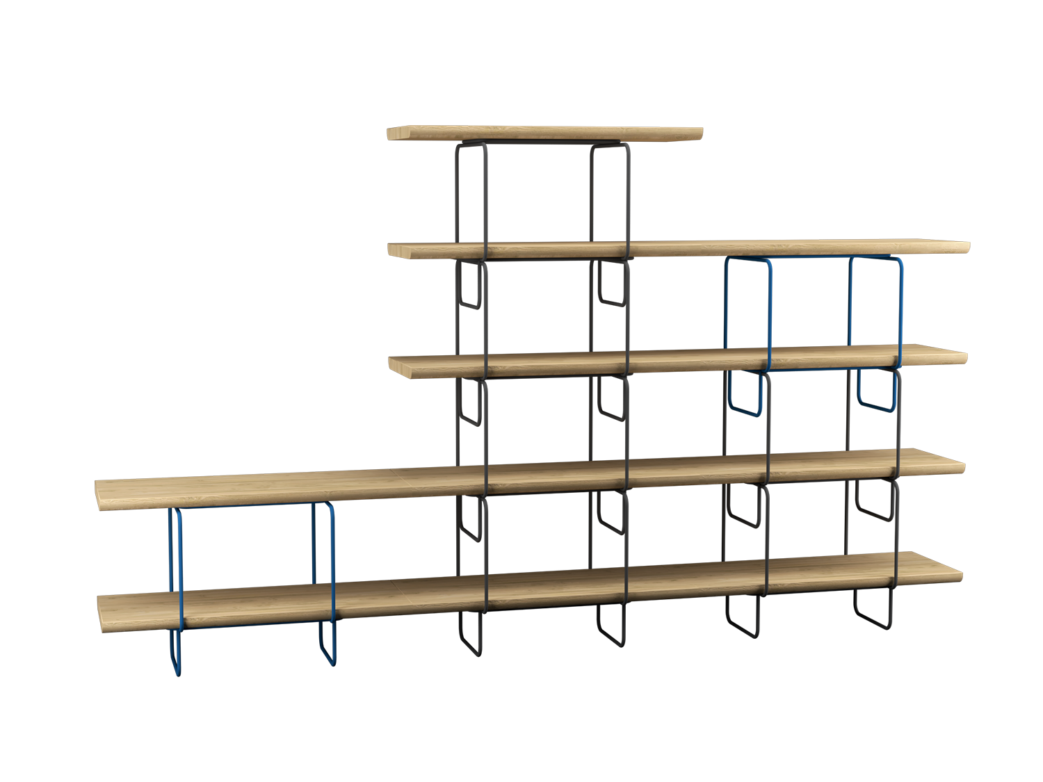 LOFT Decora: GROP shelving system designed by Pawlak&Stawarski/ Configuration III
