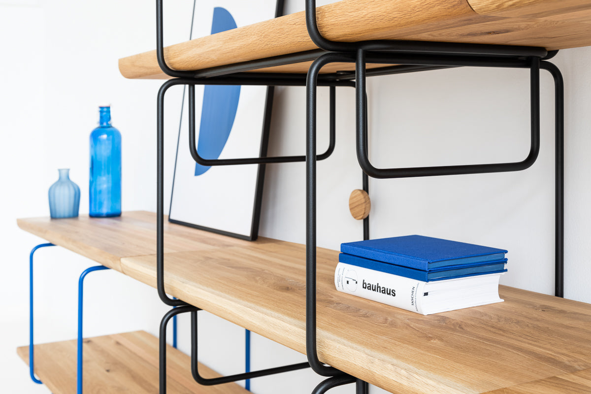 LOFT Decora: GROP shelving system designed by Pawlak&Stawarski/ Configuration III
