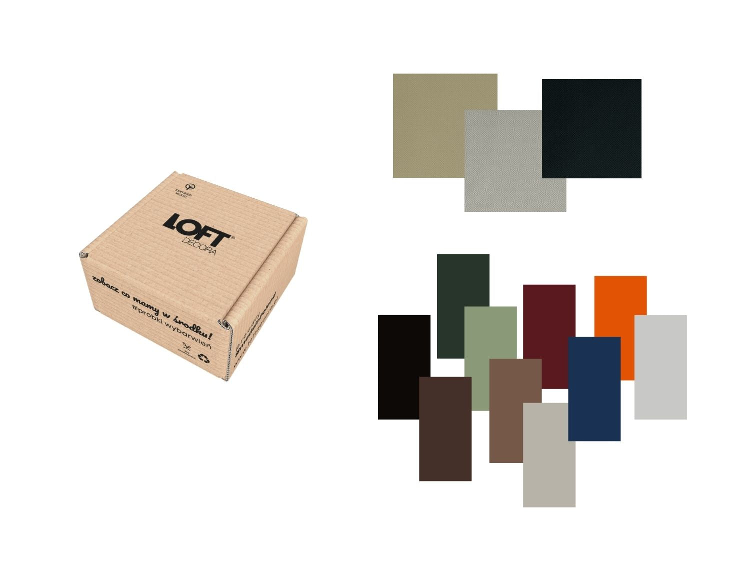 LOFT Decora: Wzorniki malowań stali oraz tkaniny