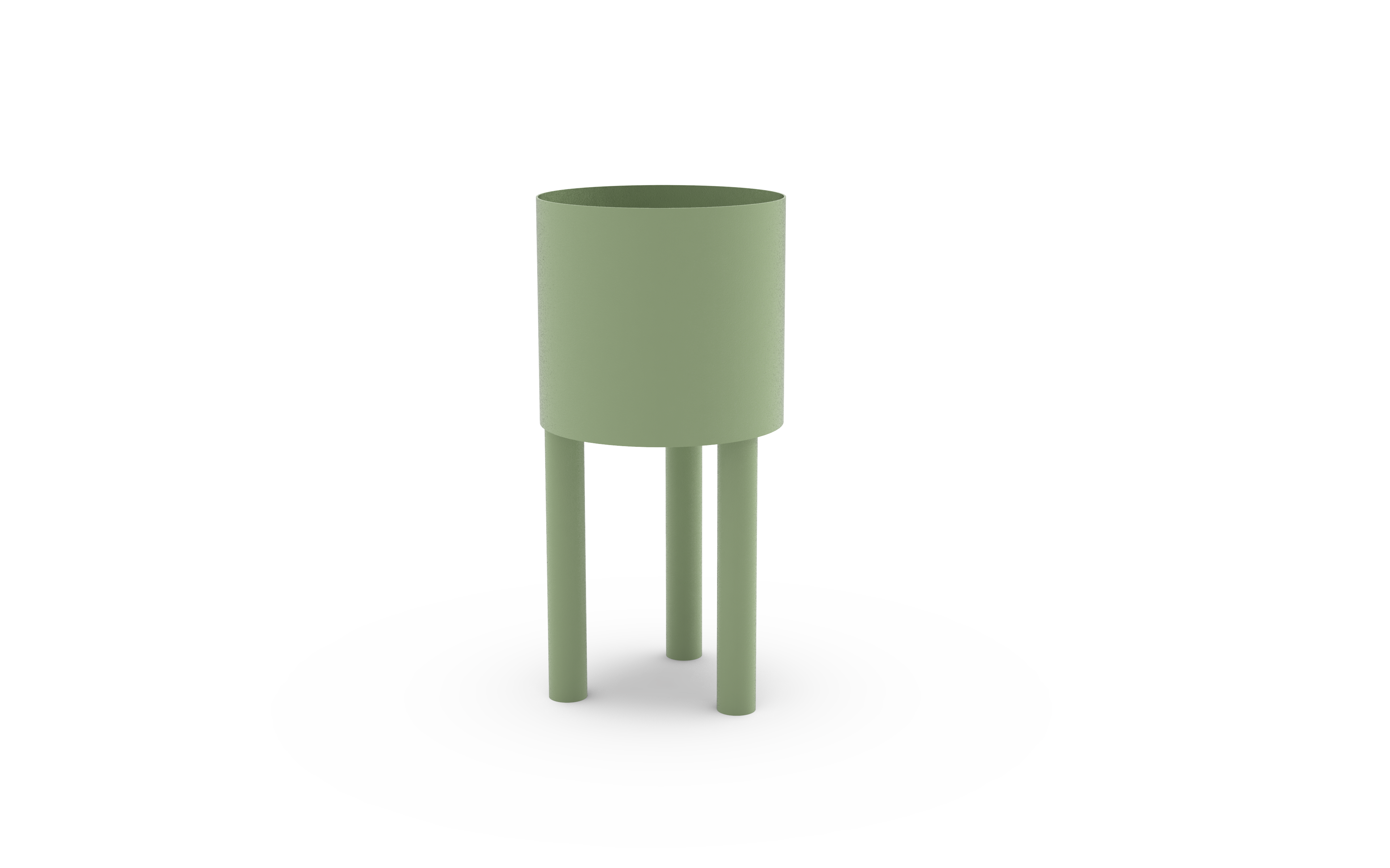 LOFT Decora: BOM-Blumentopf aus Metall, entworfen von Pawlak&Stawarski